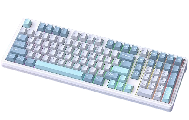CUSTOMIZED黑吉蛇 YG102 Mechanical Keyboard 三模 RGB背光 星晨花軸(平行進口)