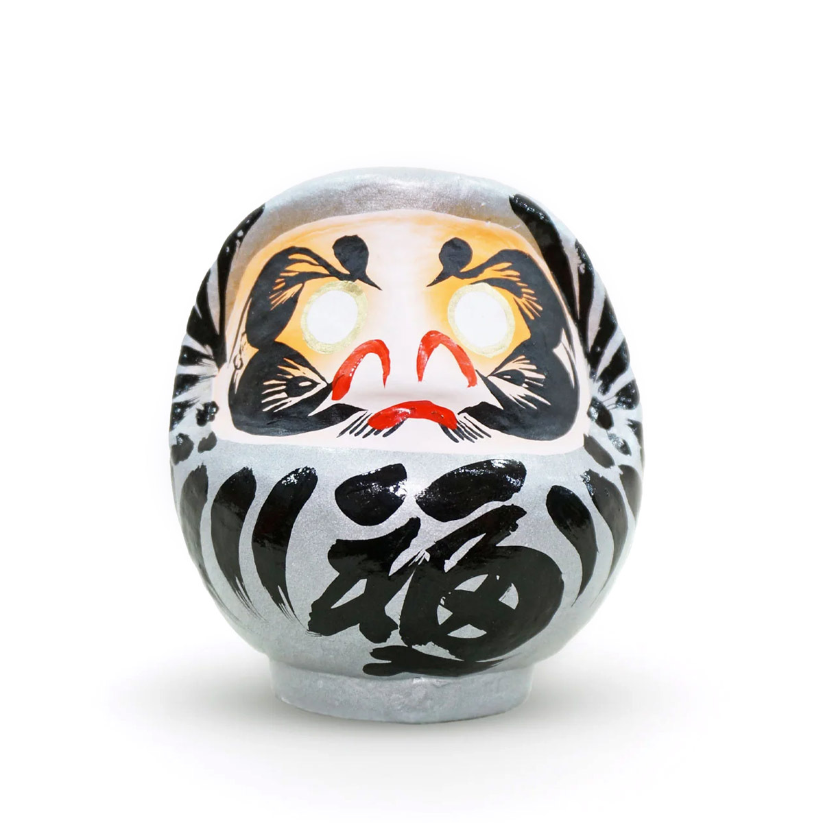 日本 今井達摩NAYA- 達摩不倒翁公仔 -銀色