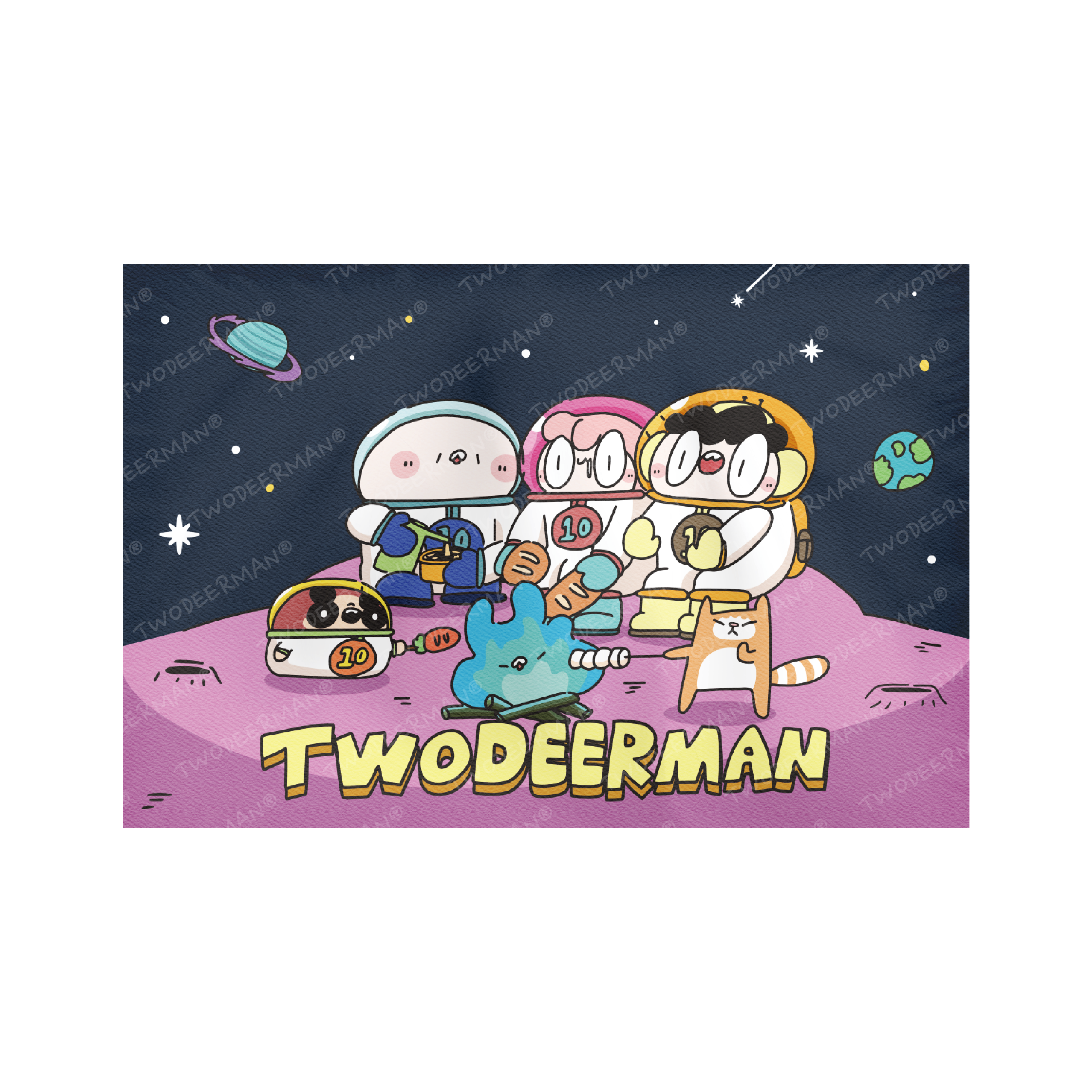 鹿人十周年紀念大毛毯(150cm*100cm)(限購1條)