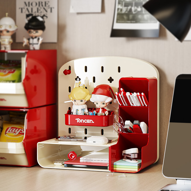 《5484》ins書桌神奇洞洞板分類收納盒