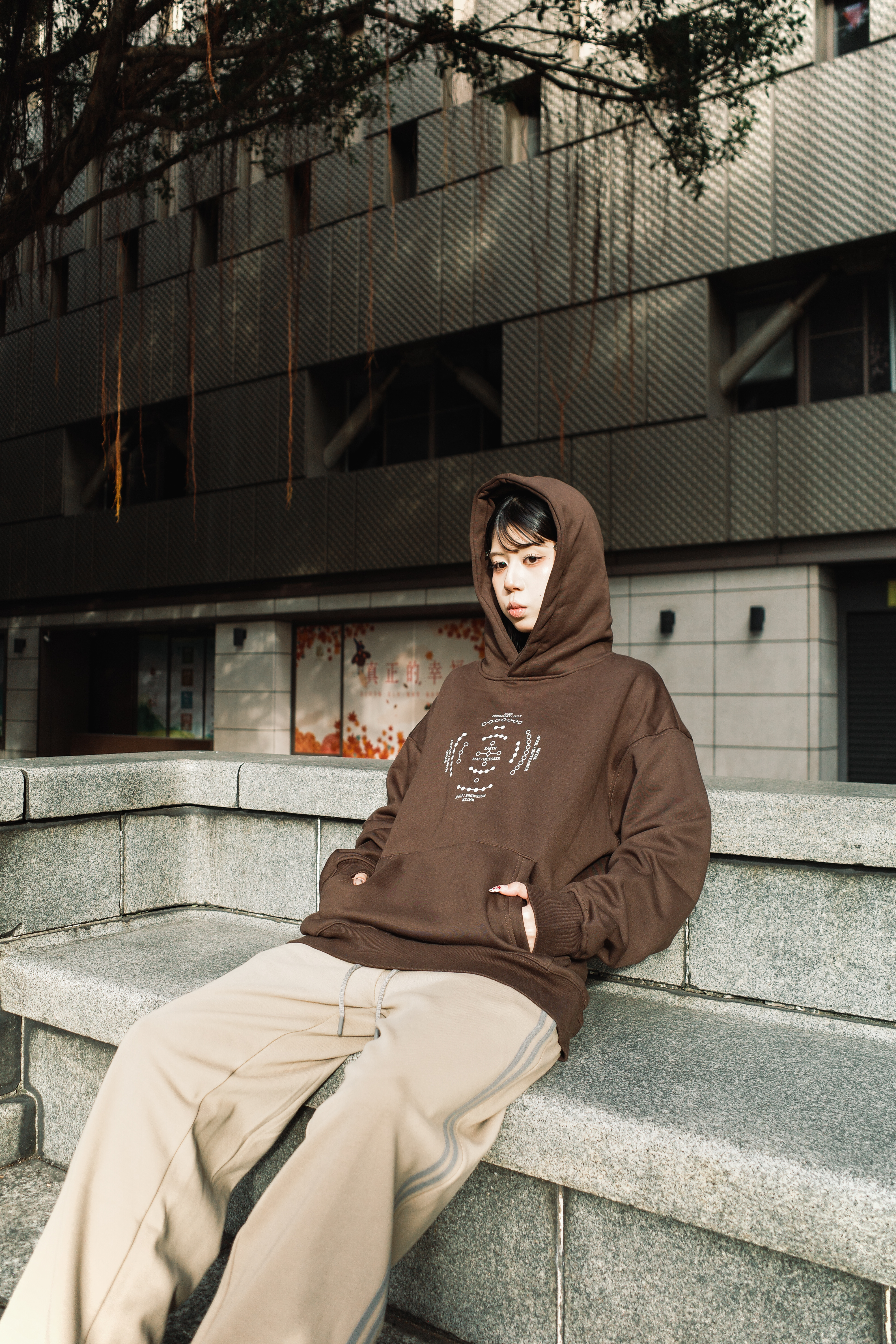 『Always_Good』鋪絨 重磅 印花 帽TEE