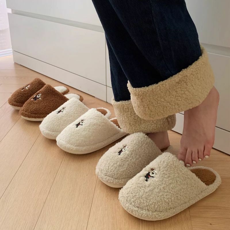 《12311》掌門狗阿高冬天保暖居家拖鞋