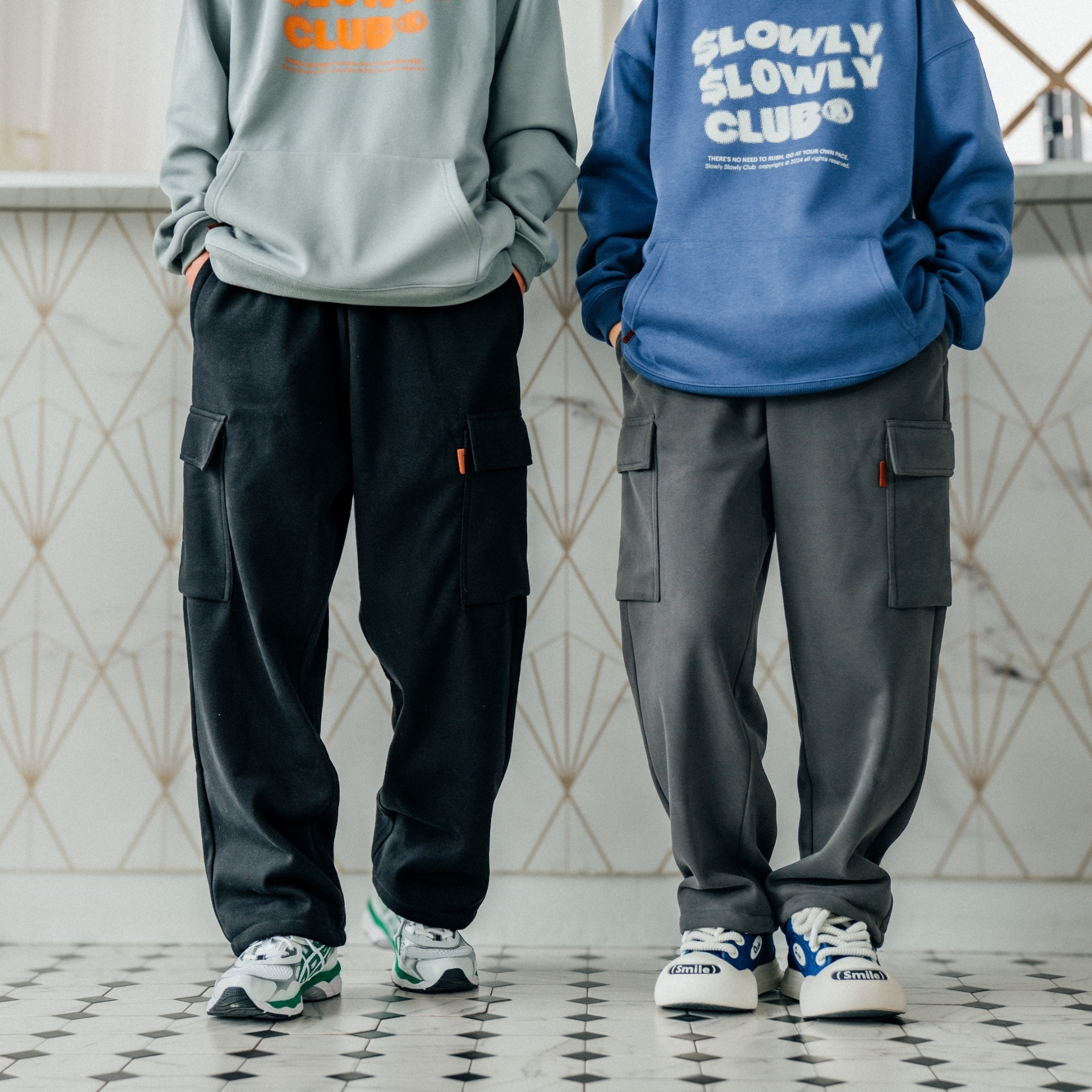 SBG 寶寶絨大口袋磨毛棉褲 SB3621