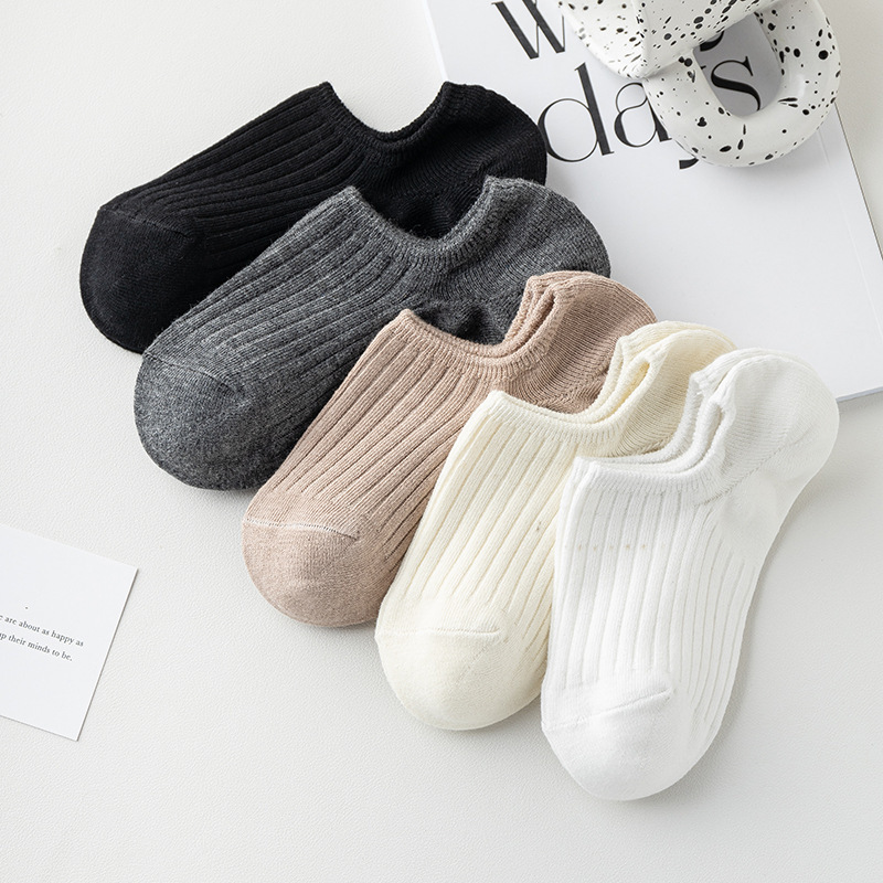 [3 FOR RM10] Classic Non-Slip Ankle Socks