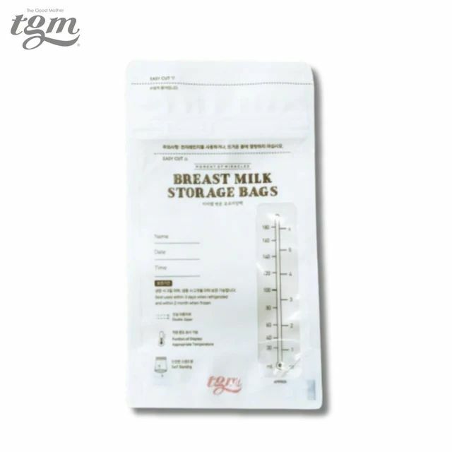 TGM 感溫母乳雙拉鍊儲存袋｜180mL｜120個