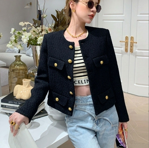 小香風 質感金釦外套