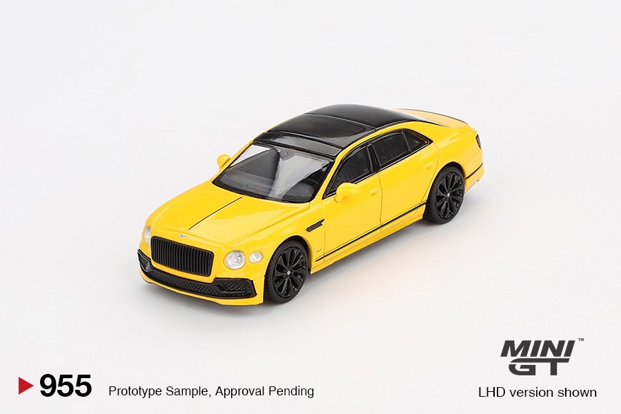 MINI GT 1/64 賓利 Bentley Flying Spur Monaco Yellow LHD