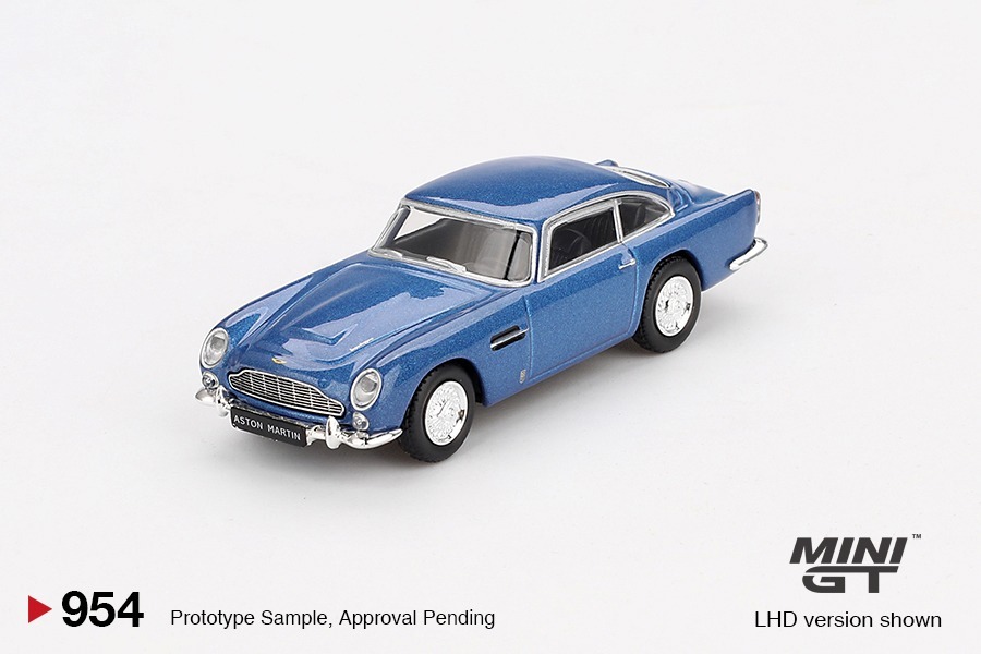 MINI GT 1/64 Aston Martin DB5 Sierra Blue LHD
