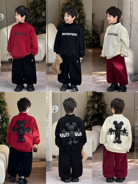 兒童型格背部立體公仔衛衣-2402112