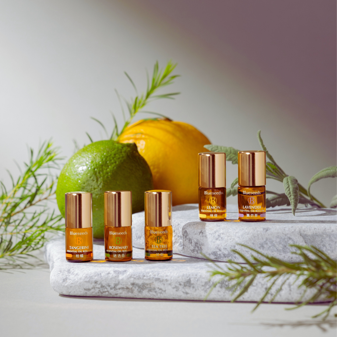 【暢銷明星】每日舒活滾珠按摩精油 5 支組 ( 薰衣草/柑橘/茶樹/迷迭香/檸檬 ）