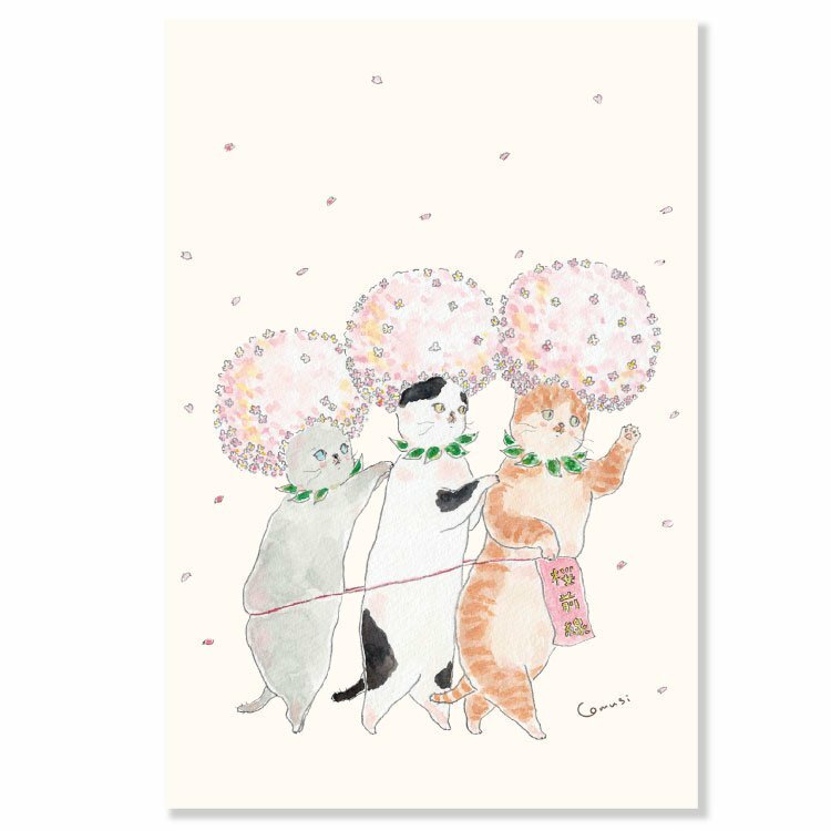 櫻花2 トコロコムギ系列 明信片｜日本ACTIVE CORPORATION