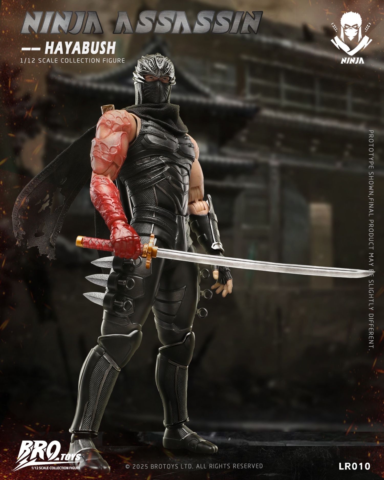 Brotoys 1/12 Ninja Assassin Falcon Action Figure (LR010