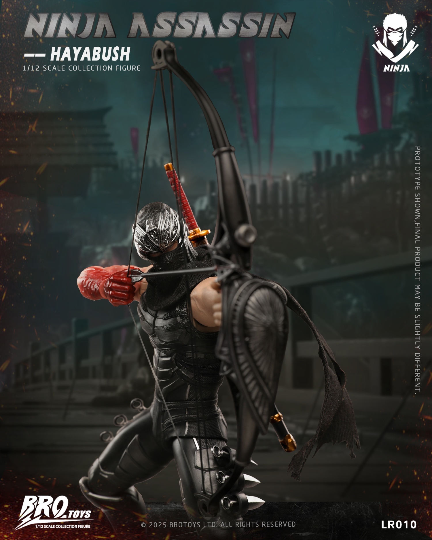 Brotoys 1/12 Ninja Assassin Falcon Action Figure (LR010)