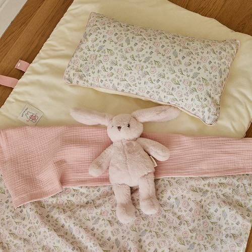 DTD玩轉人物宇宙探險/花叢兔兔/登園嘟嘟車-雙面幼兒枕枕套 (枕芯30x50單獨購買)