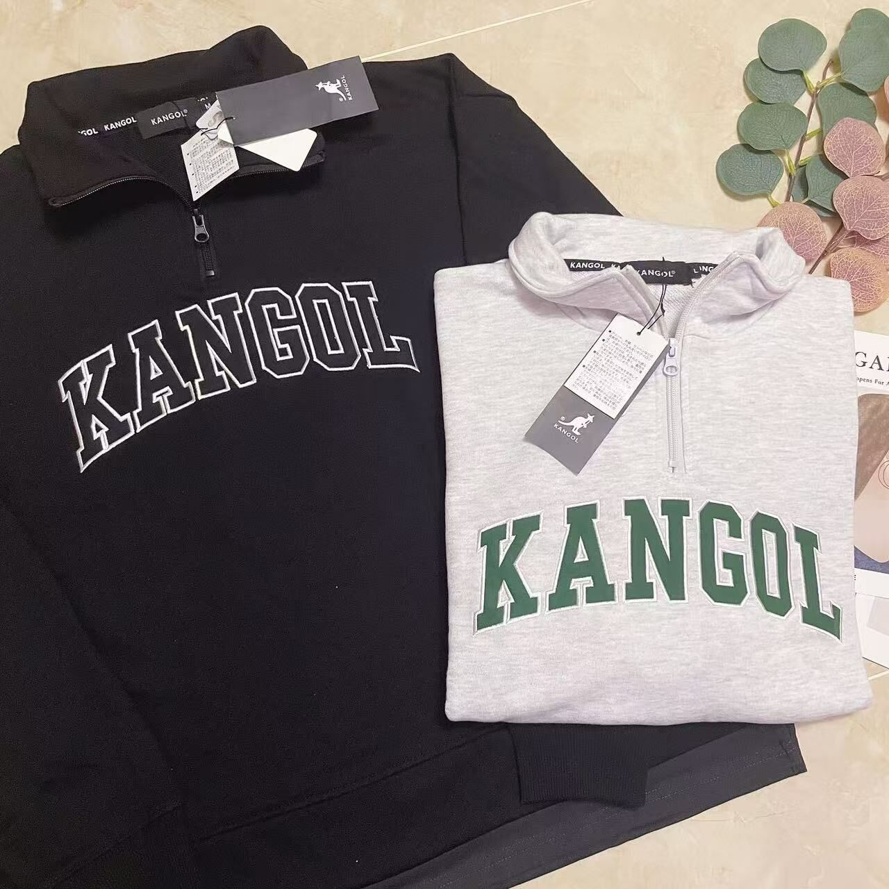 🇯🇵日本代購款KANGOL ZIPPER SWEATSHIRT