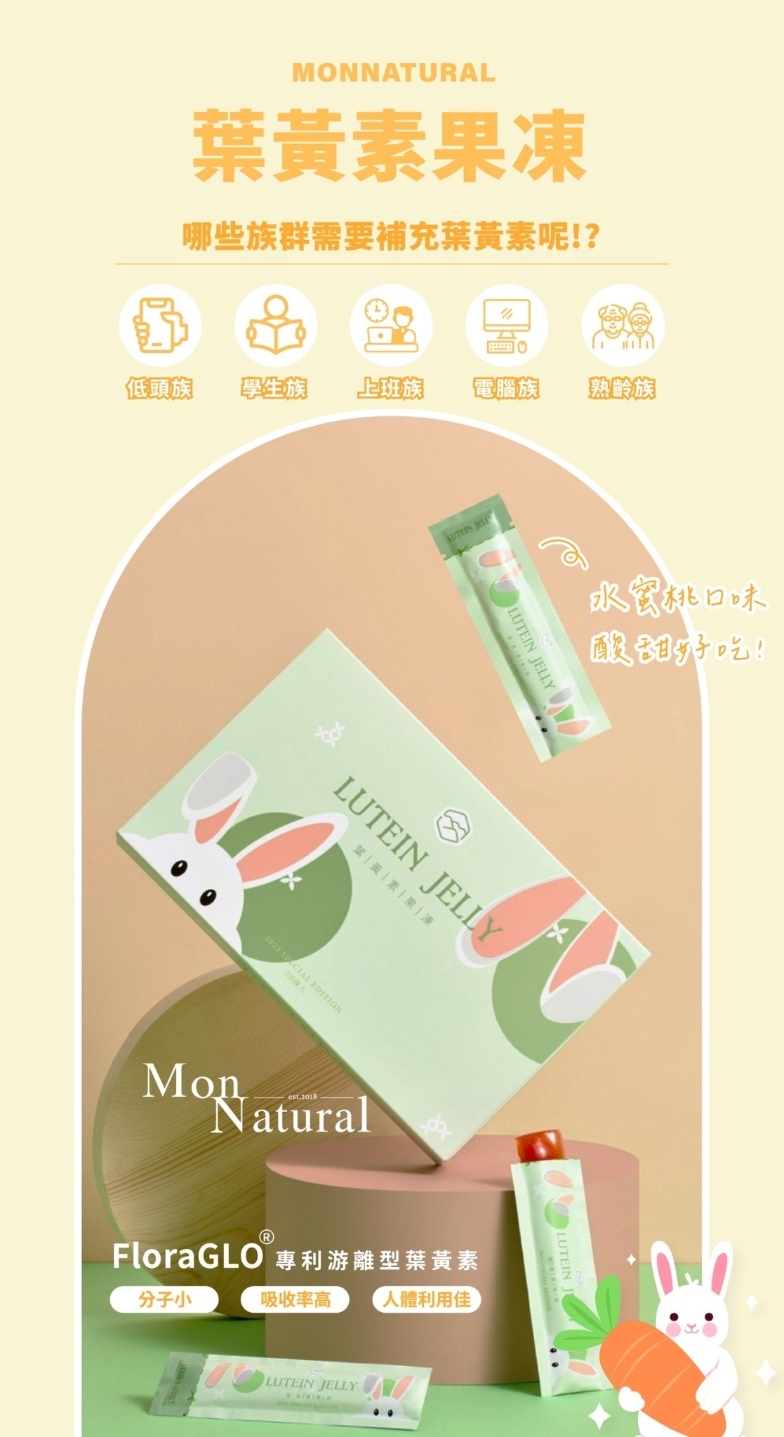 現貨供應🍑 Monnatural饅自然｜葉黃素