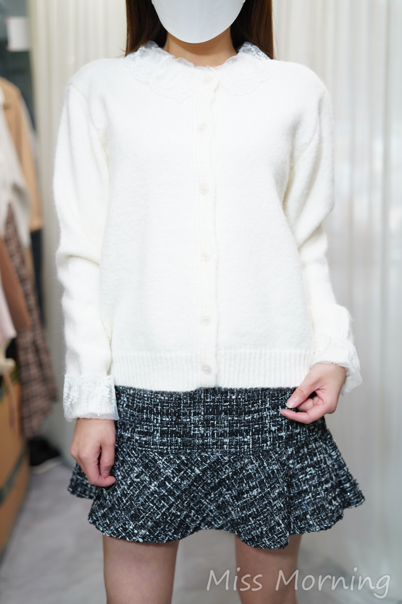 Lace領款上衣/外套兩穿(14382)