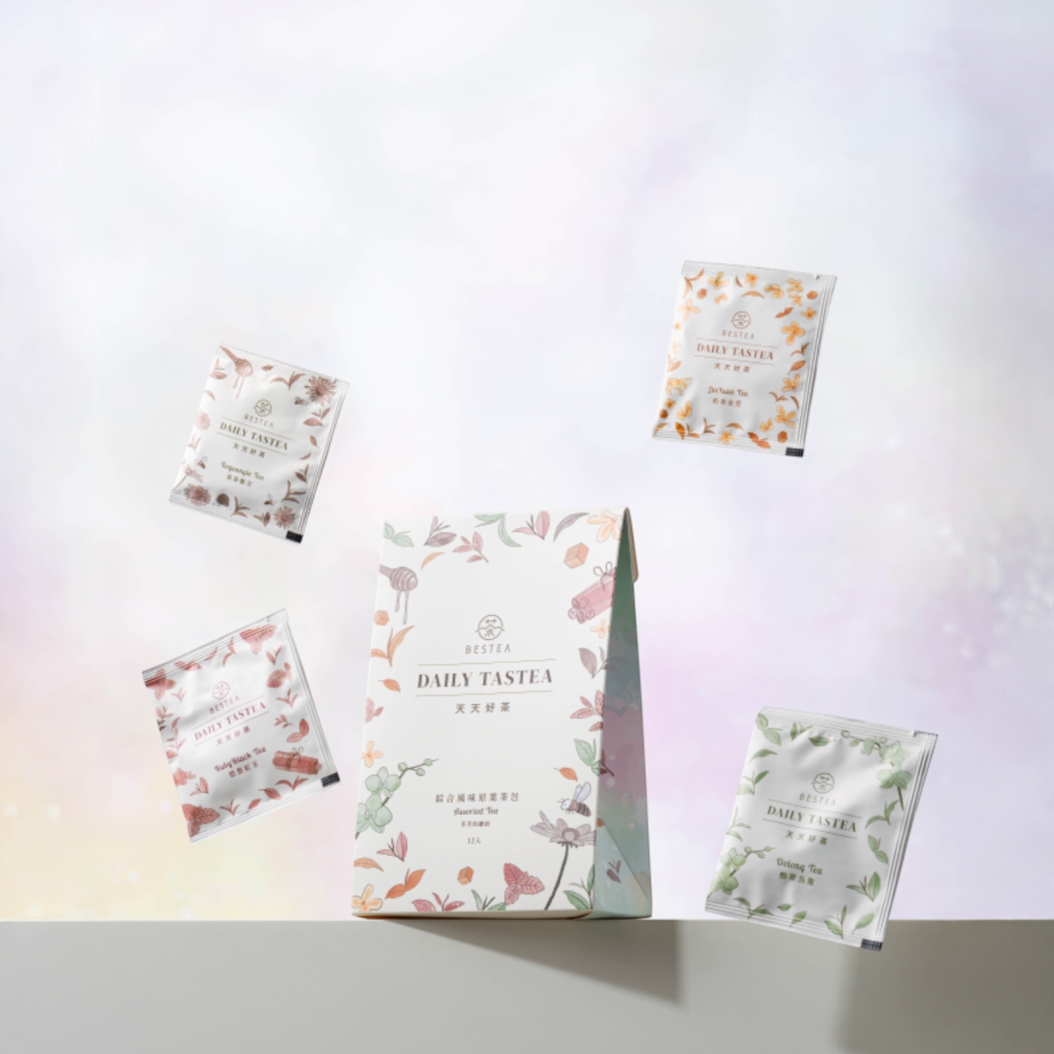 芬芳的總和｜綜合原葉茶包12入｜天天好茶