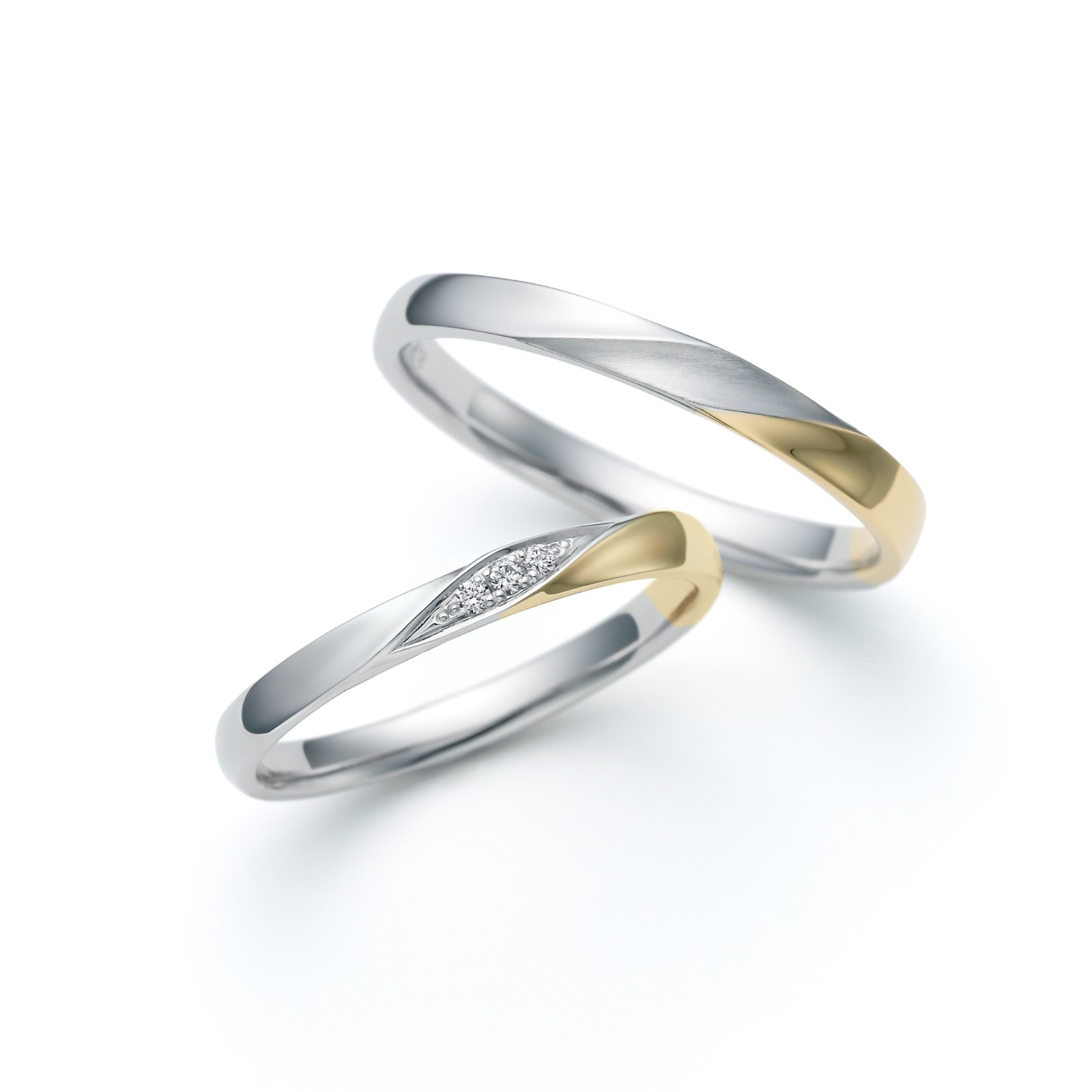 Nocur - ノクル 鉑金及18K黃金 (Pt900 / 18KYG) 結婚戒指