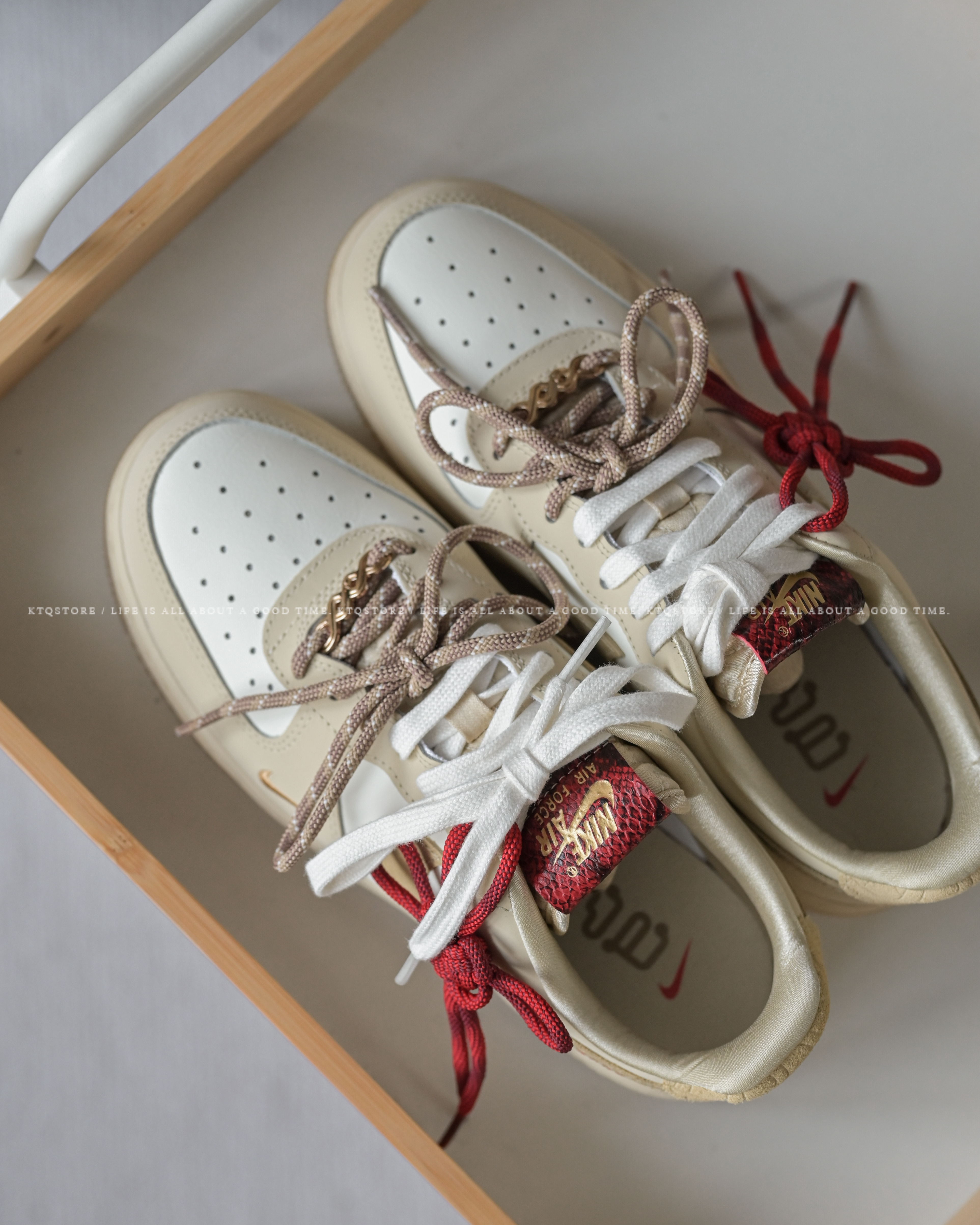 KTQ STORE ‧NIKE AIR FORCE 1 07 LX 蛇年中國結蛇紋 HV5990-172