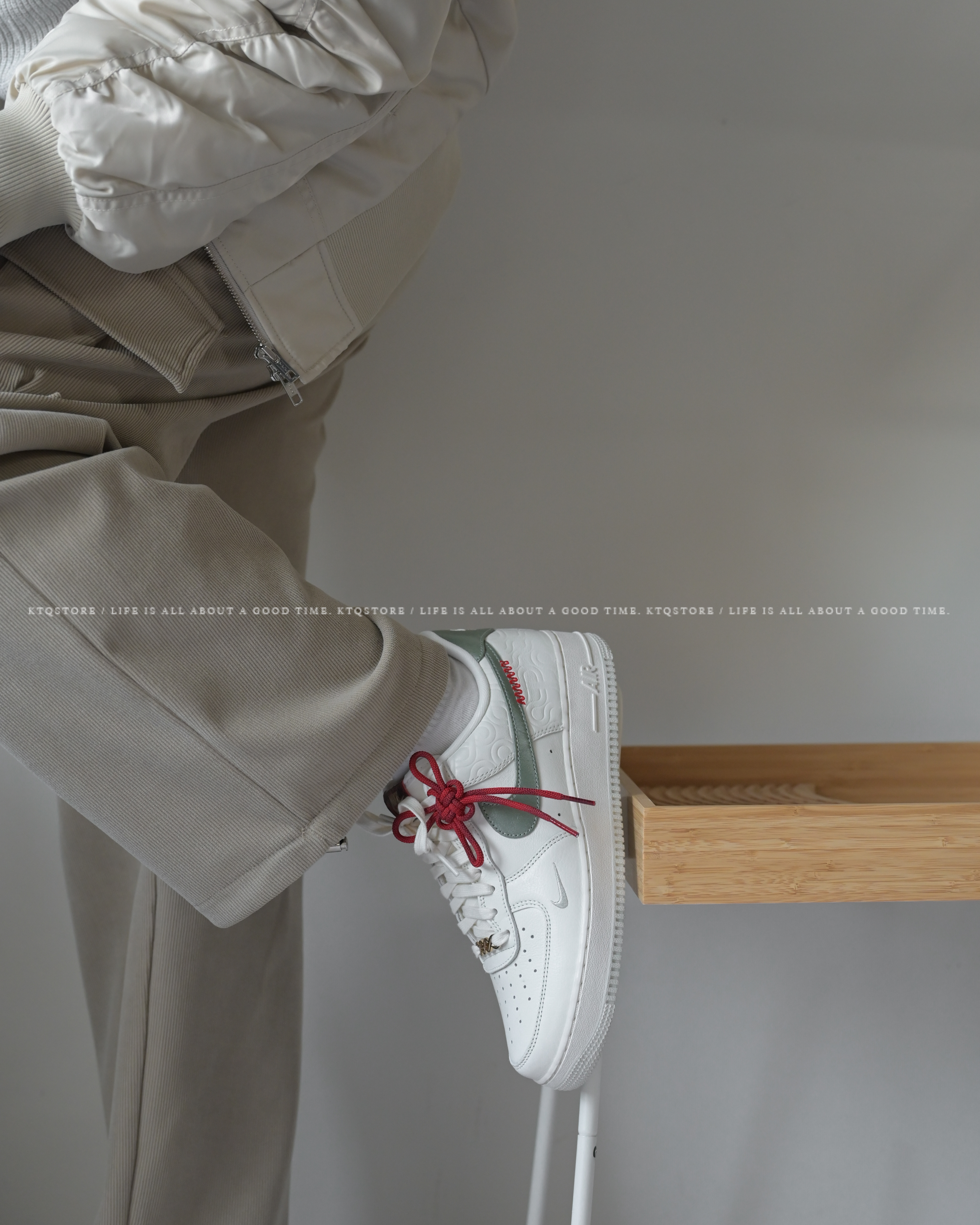 KTQ STORE ‧ Nike Air Force 1 Low "Year of the Snake" 蛇鱗白綠 HV5979-130