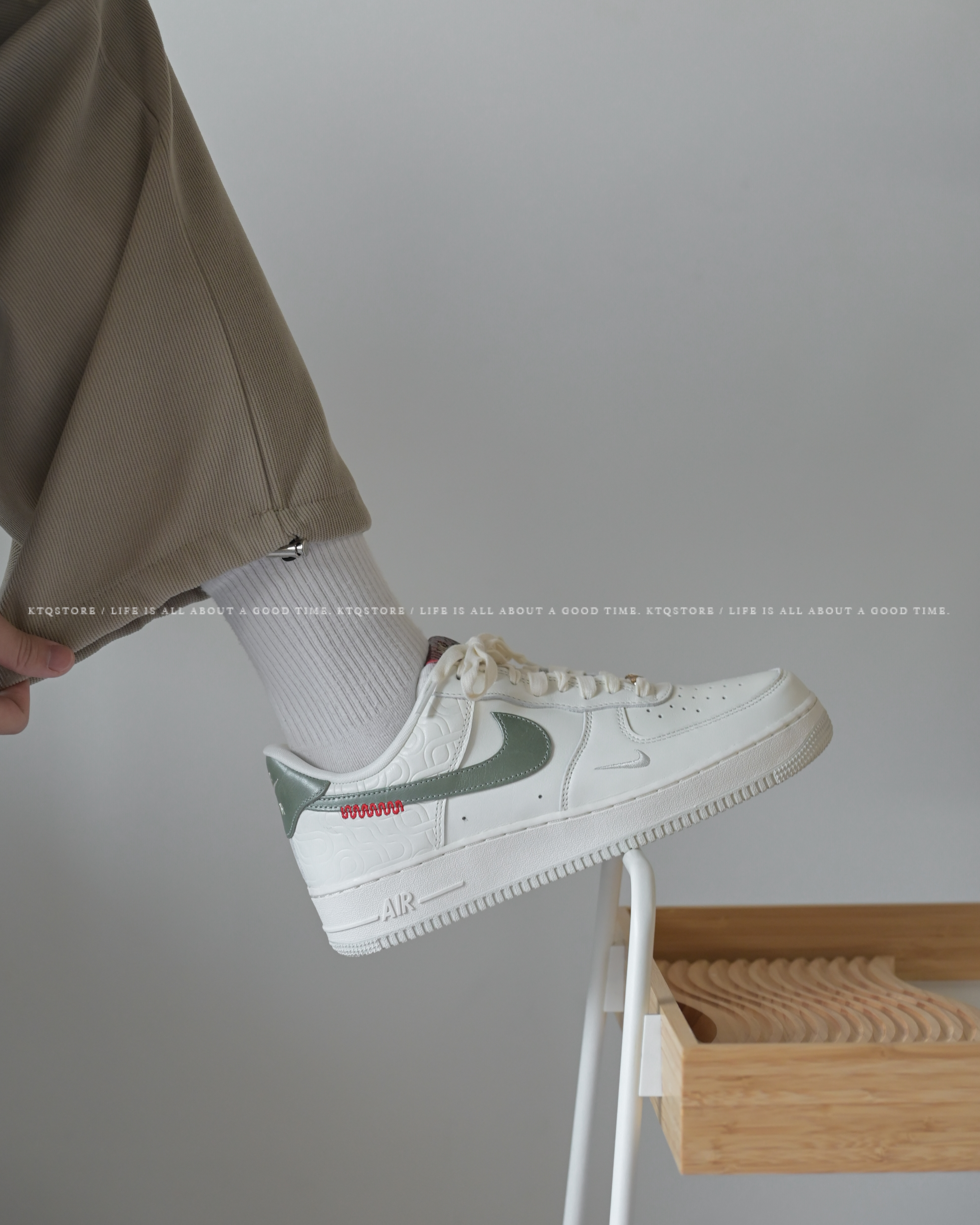 KTQ STORE ‧ Nike Air Force 1 Low "Year of the Snake" 蛇鱗白綠 HV5979-130