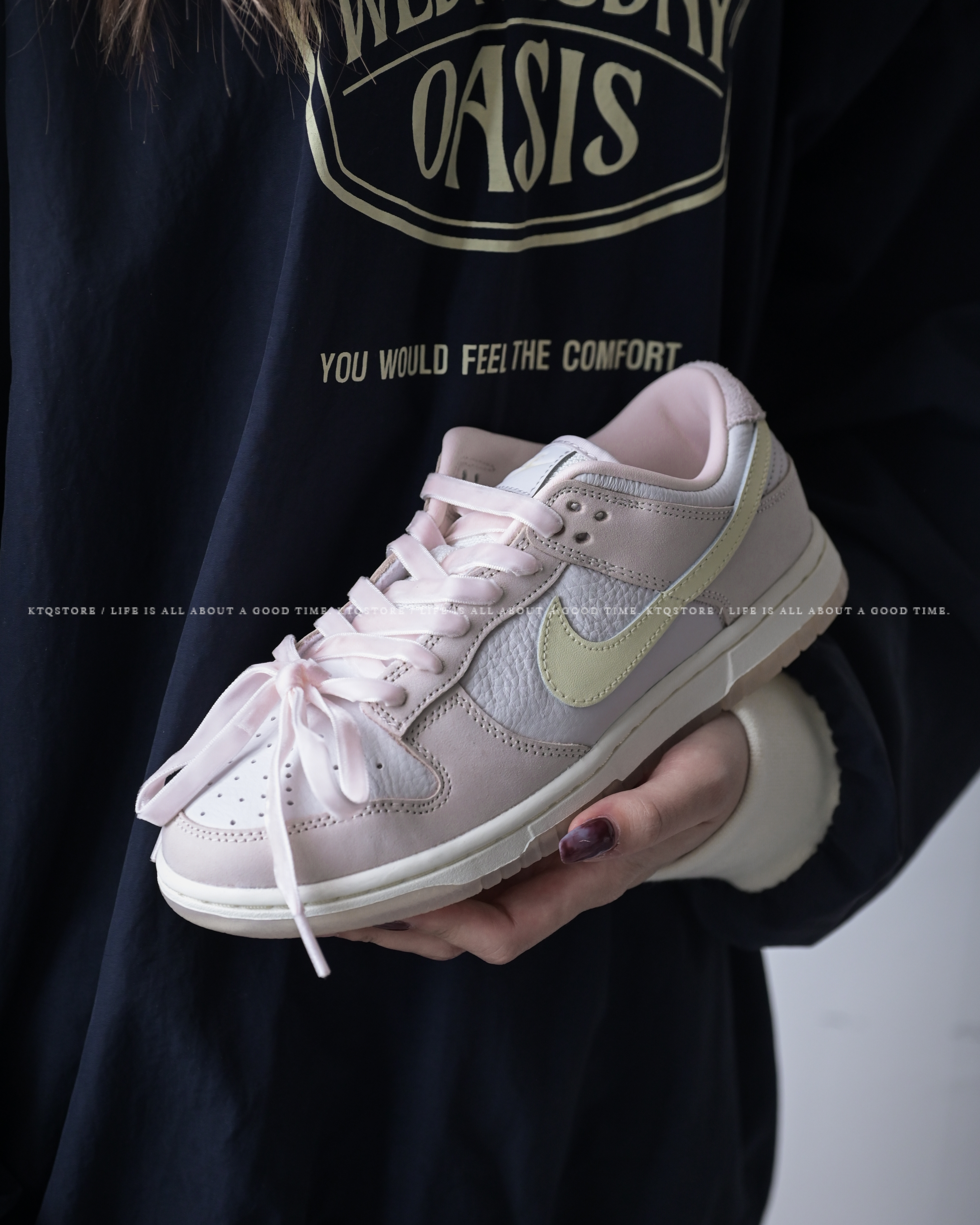 KTQ STORE ‧ Nike Dunk Low Premium "Light Soft Pink" 淺粉蝴蝶結 FB7910-601