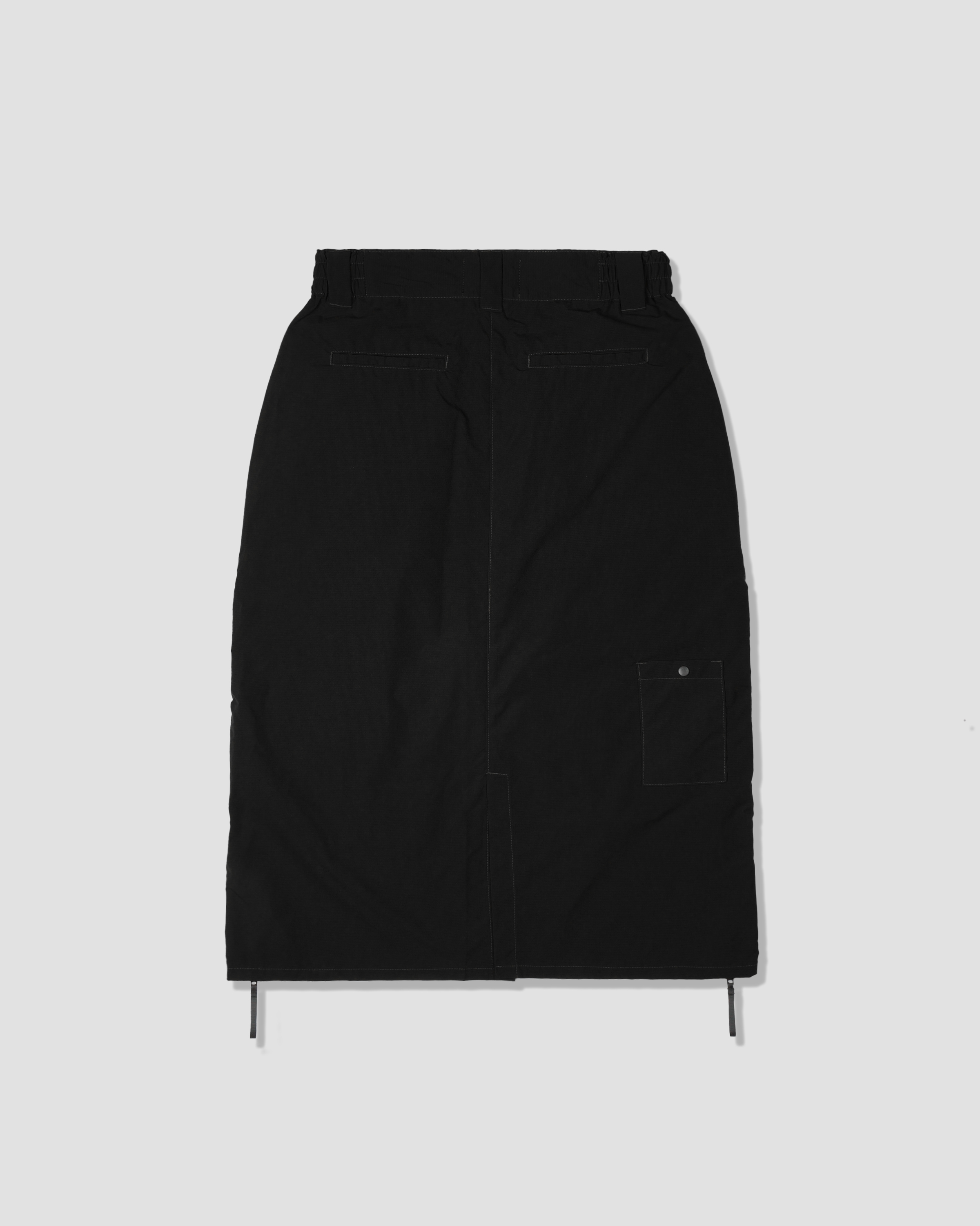 LAKH Trapezoid Pockets Cargo Skirt