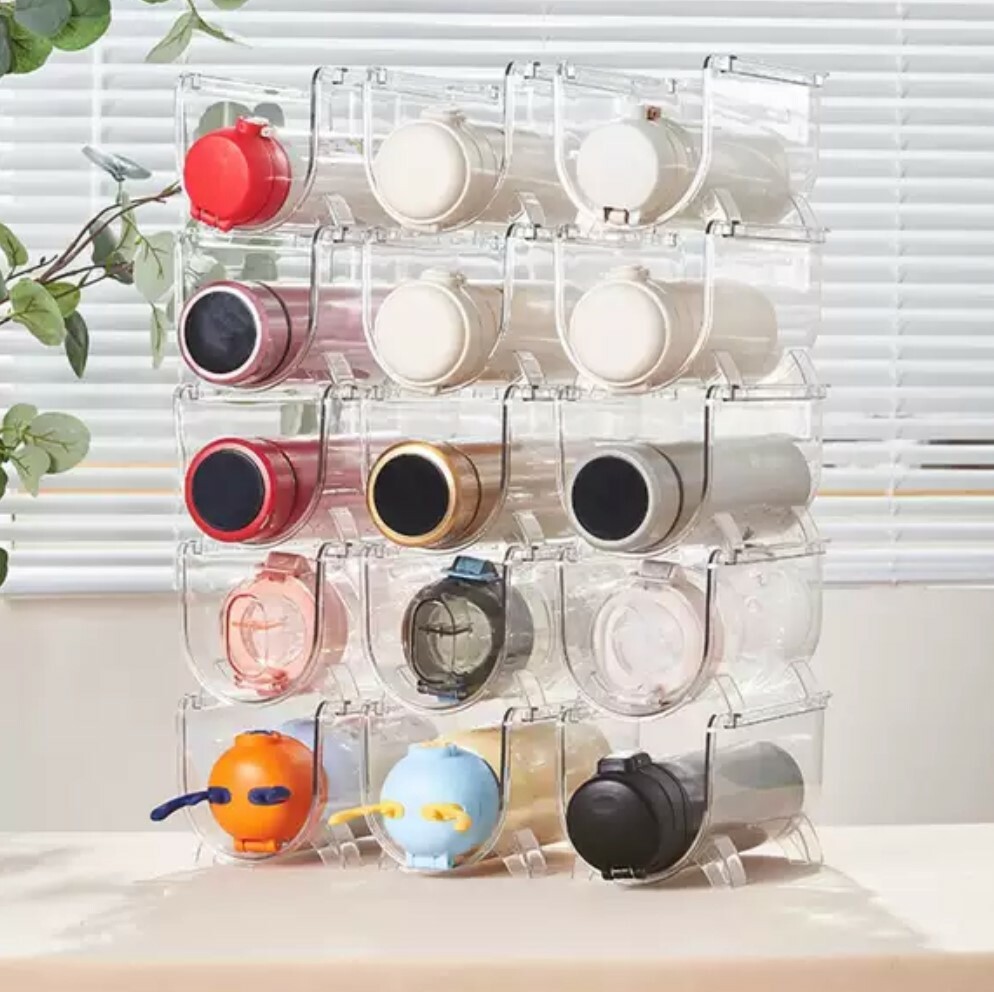 保溫杯水壺收納架