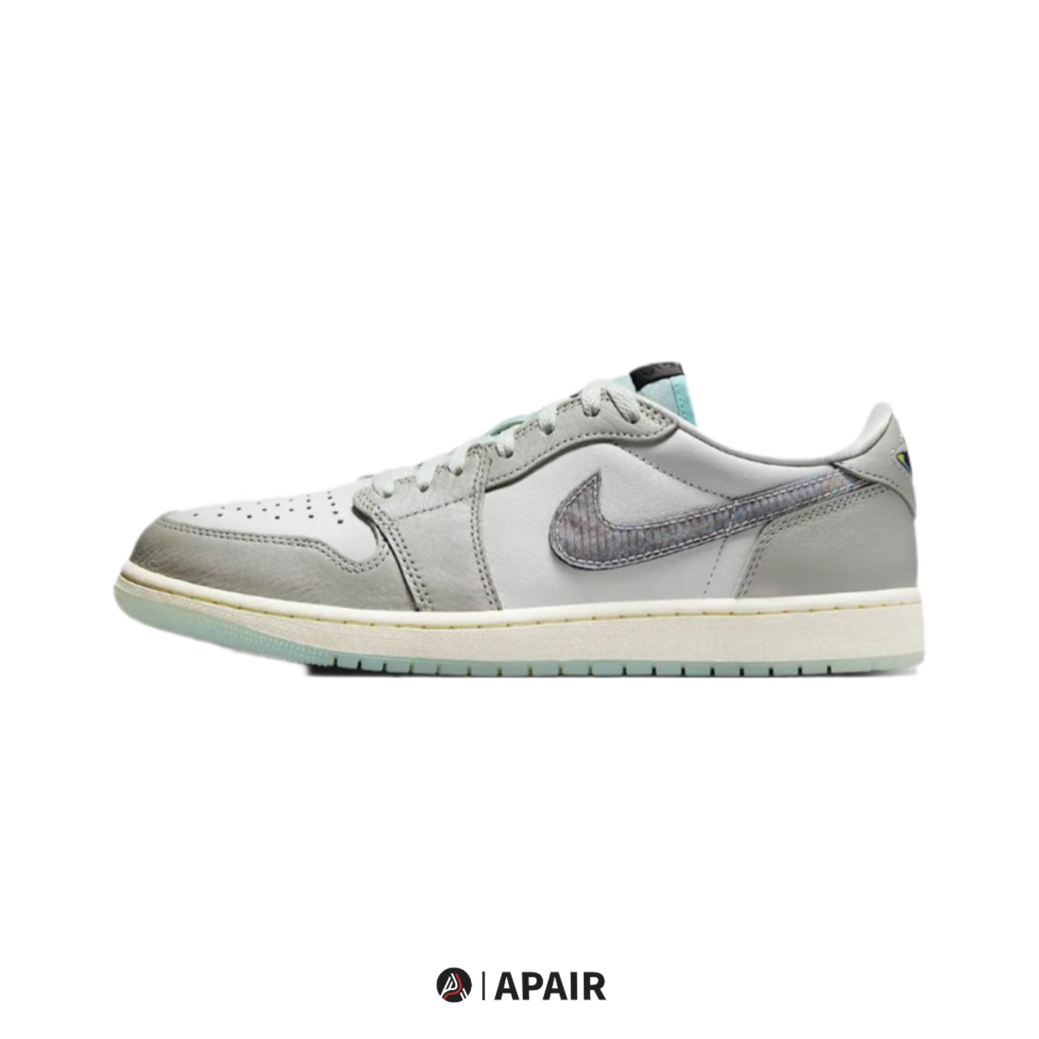 【APAIR】預購 NIKE AIR JORDAN 1 LOW 'Year Of The Snake' 灰白 冰底 皮革 蛇年限定 HF3144-100