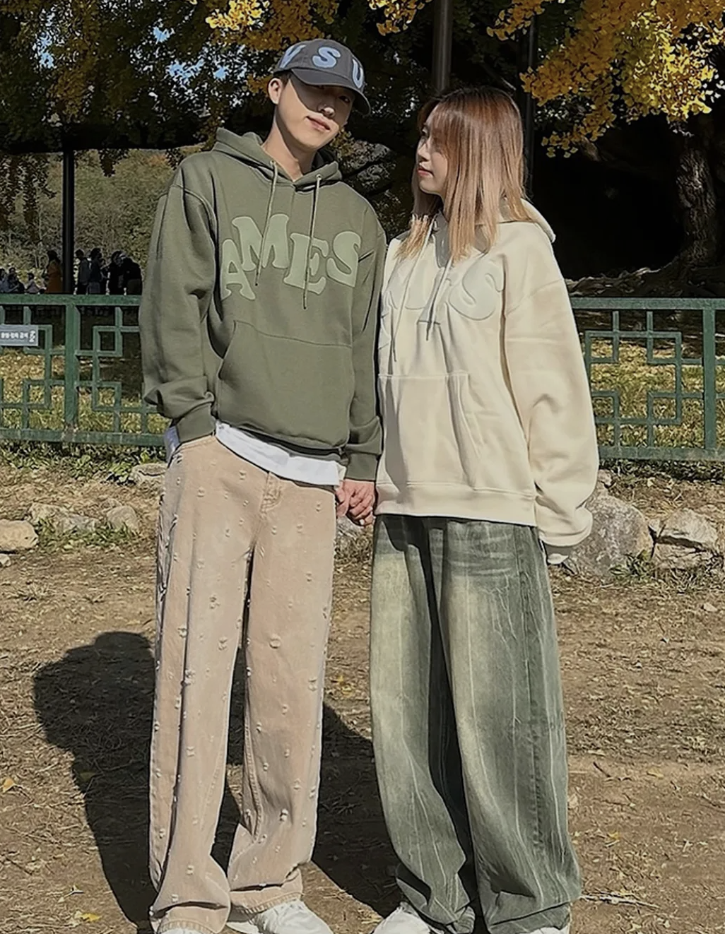 韓國連線🇰🇷 AMES 大Logo帽T 長袖 5色/預購