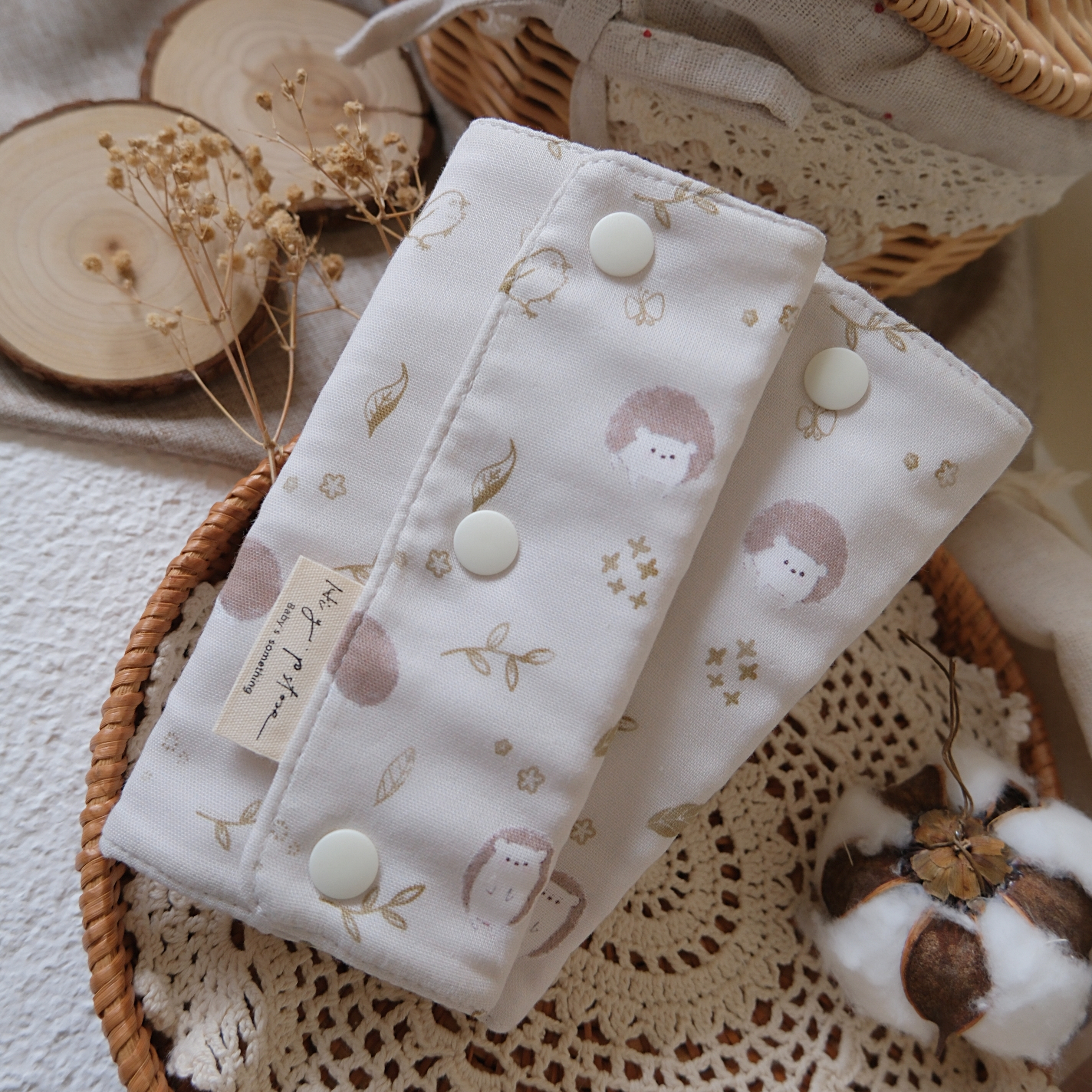 Hi Y.P store-揹巾口水套-獨家設計款-秋葉刺蝟