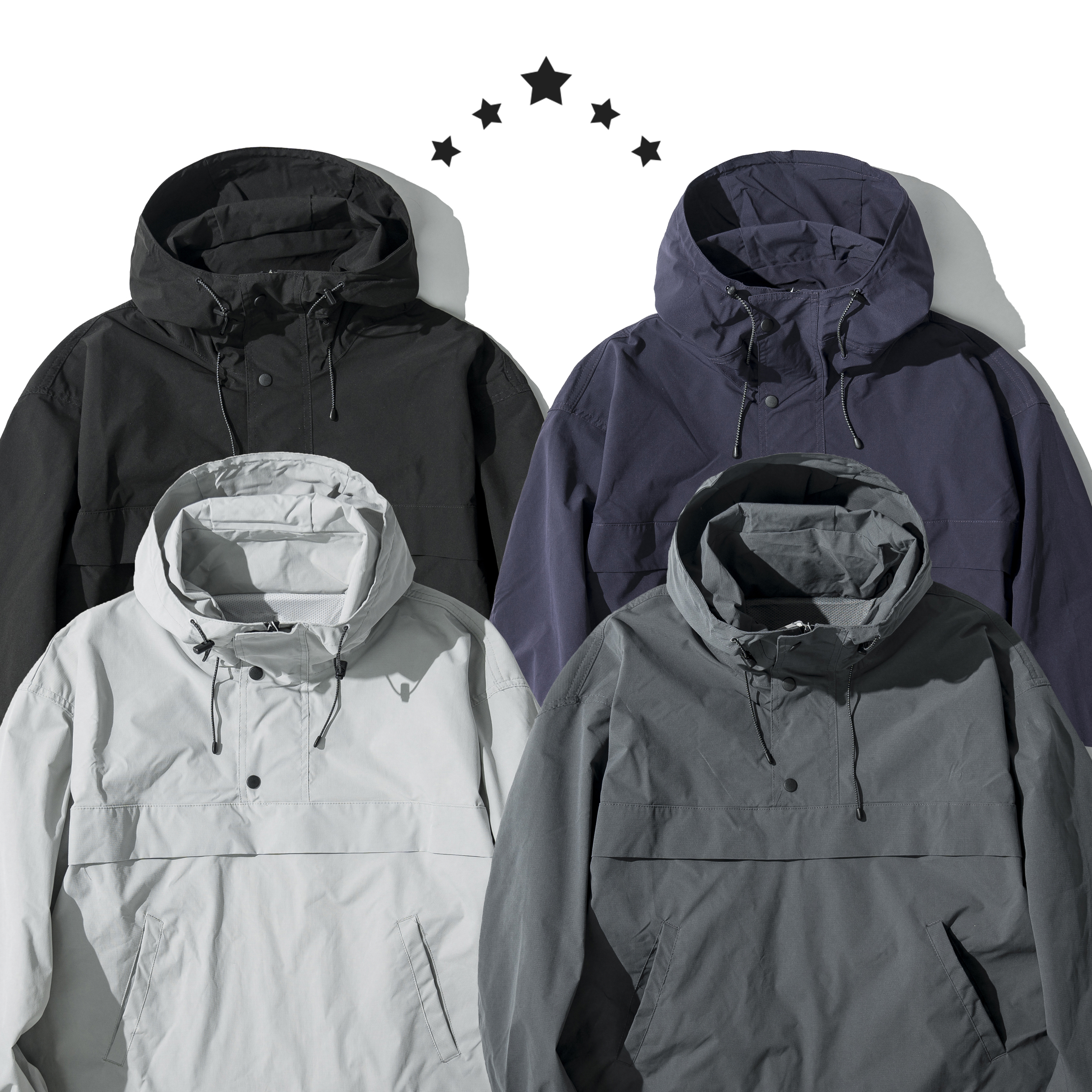 3M Scotchgard™ Teflon® Half-Zip Pullover 防潑水 套頭風衣 [PTR-346]