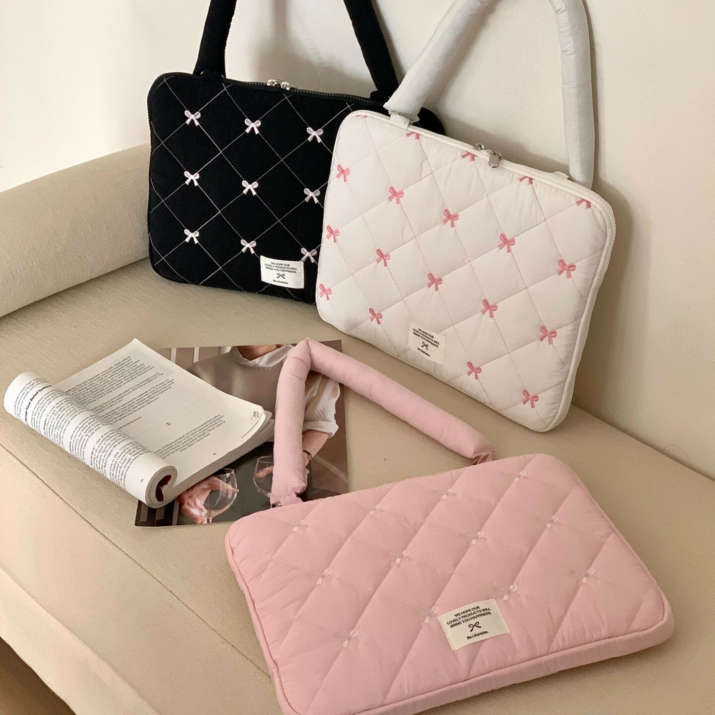 《5493》INS甜美百搭單肩電腦包