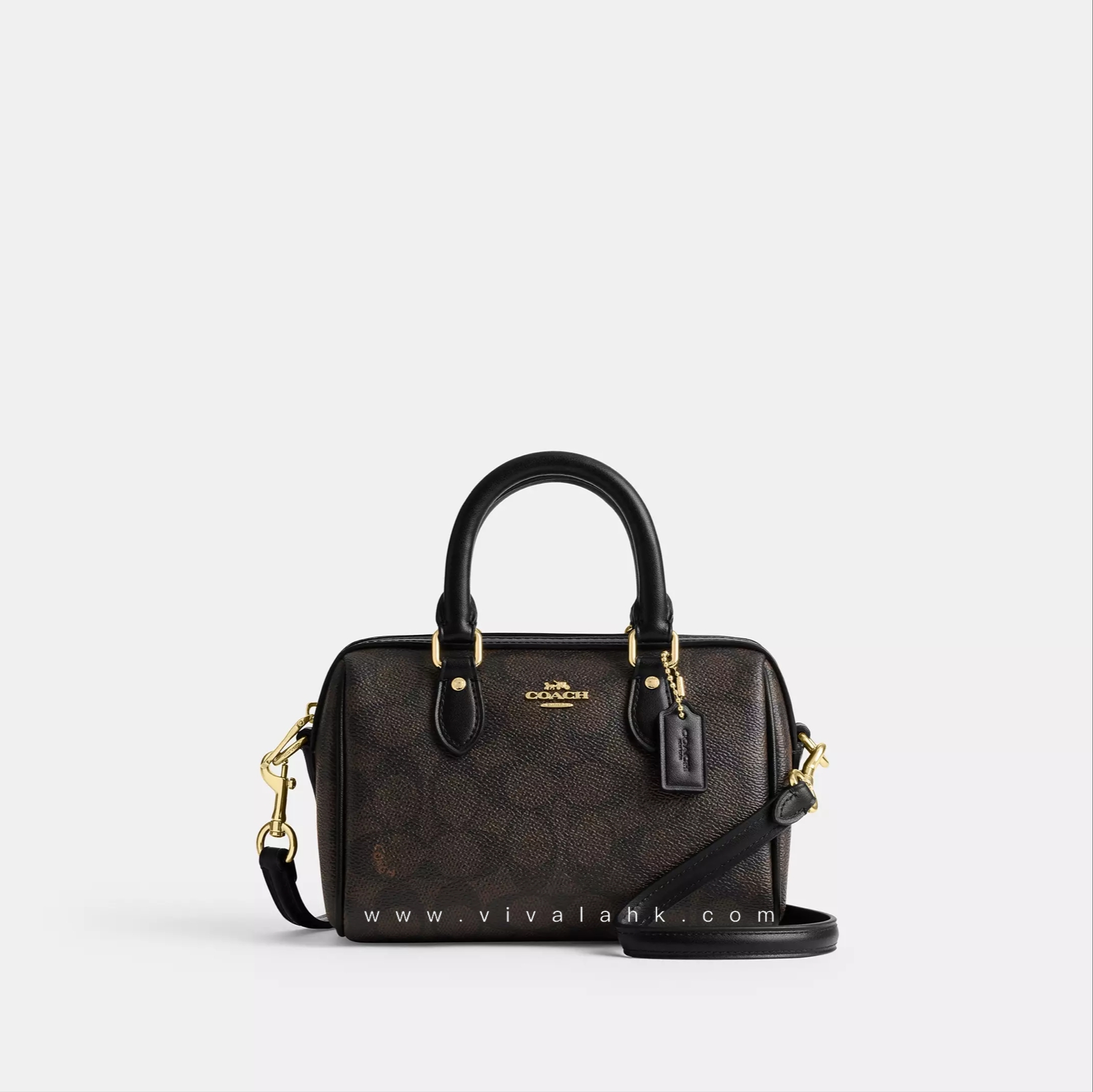 Coach - Mini Rowan 手提+斜孭多用袋 (C字暗花) (CW329)