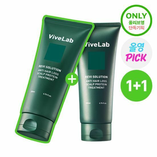 《olive young連線》vivelab revi solution anti hair loss scalp protein treatment 200ml 1+1