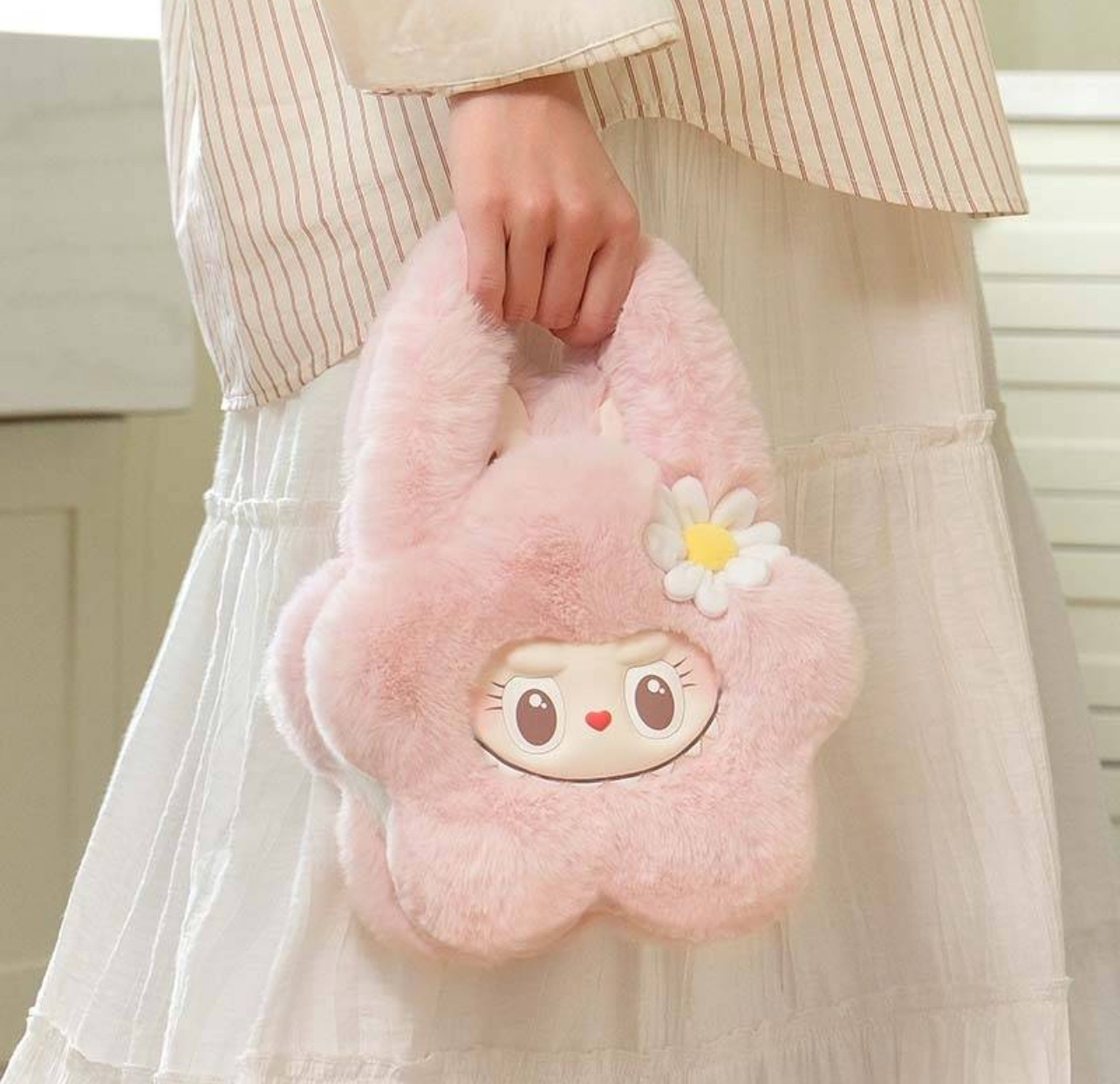 北京ポップランド限定　labubu mokoko ふわふわお花バッグ 北京ポップランド限定 labubu mokoko ふわふわお花バッグ - メルカリ