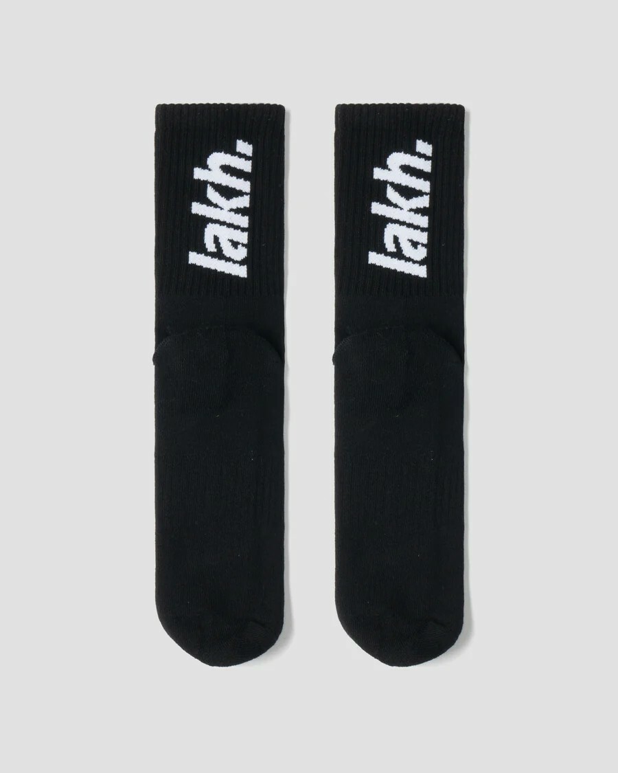 [現貨] LAKH Logo Socks | BLACK
