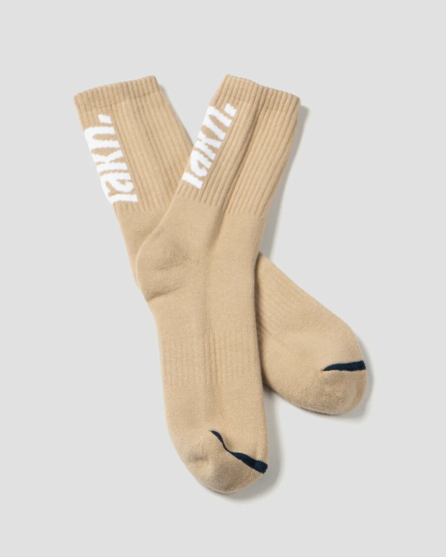 [現貨] LAKH Logo Socks | SAND