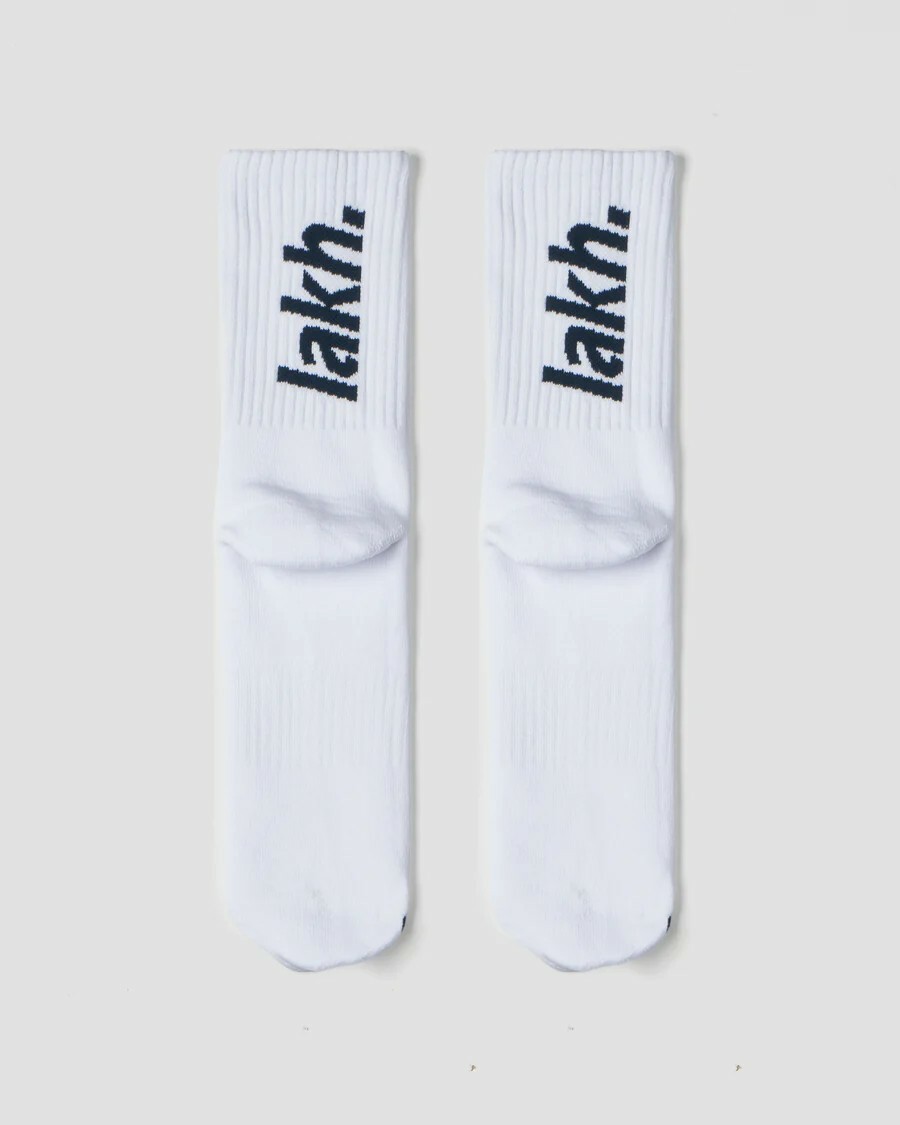 [現貨] LAKH Logo Socks | WHITE