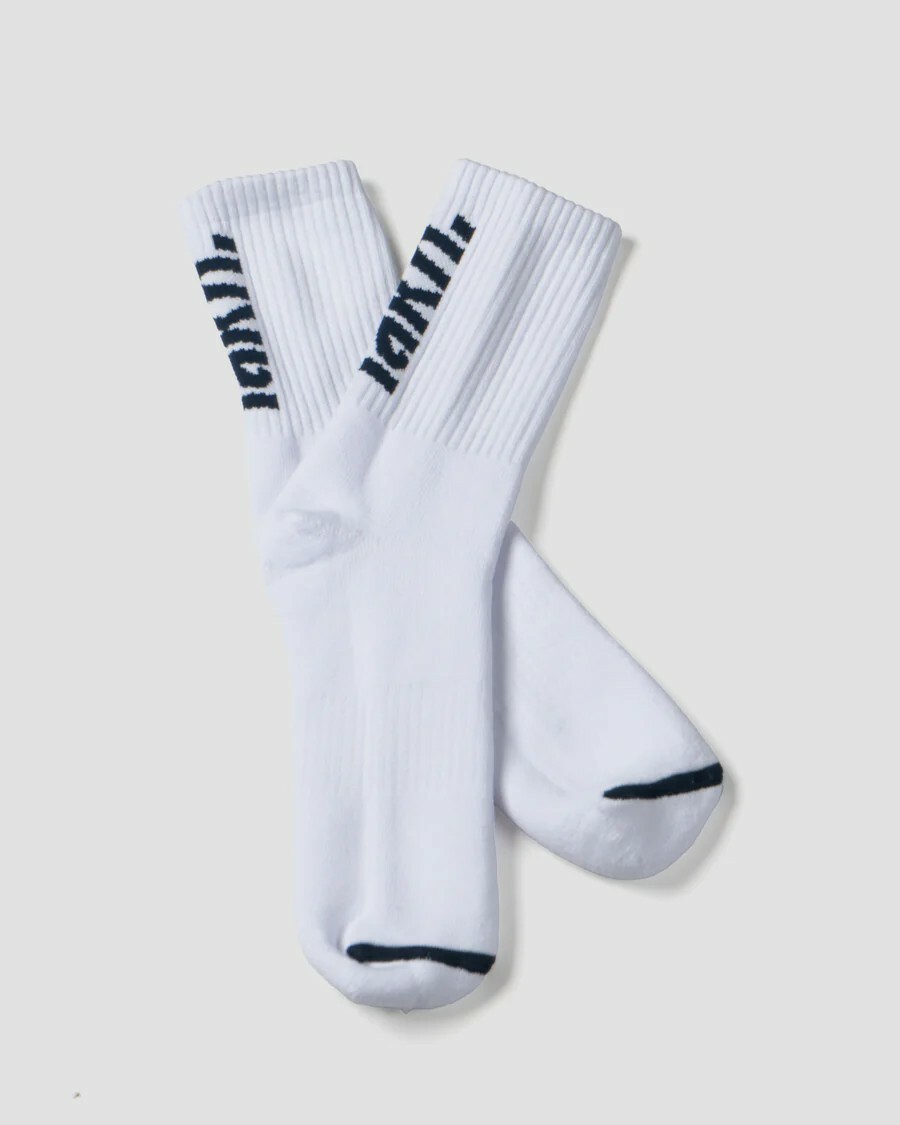[現貨] LAKH Logo Socks | WHITE