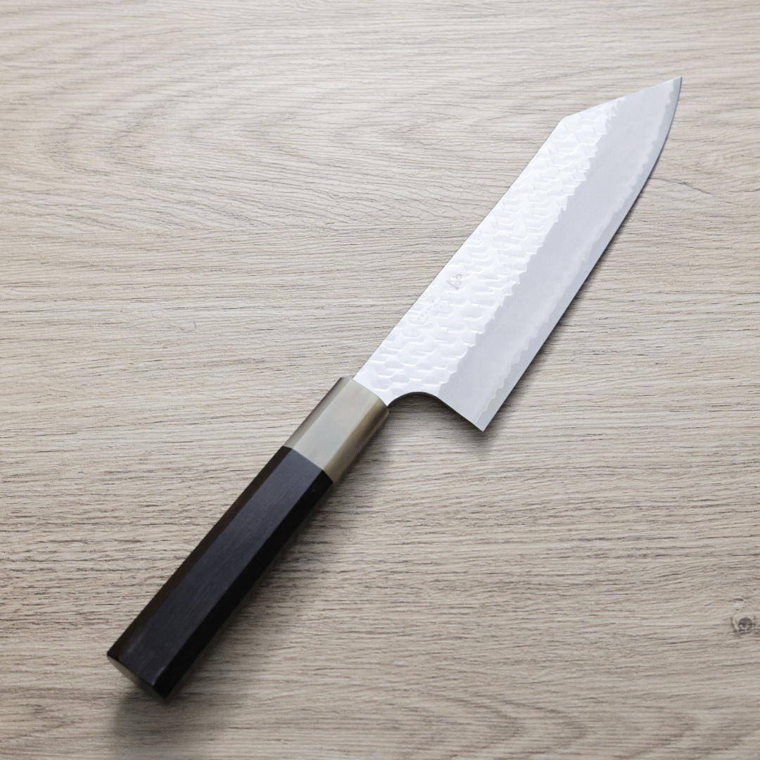 二唐刃物 文化 180mm SG2粉末HSS鋼 磨鎚目