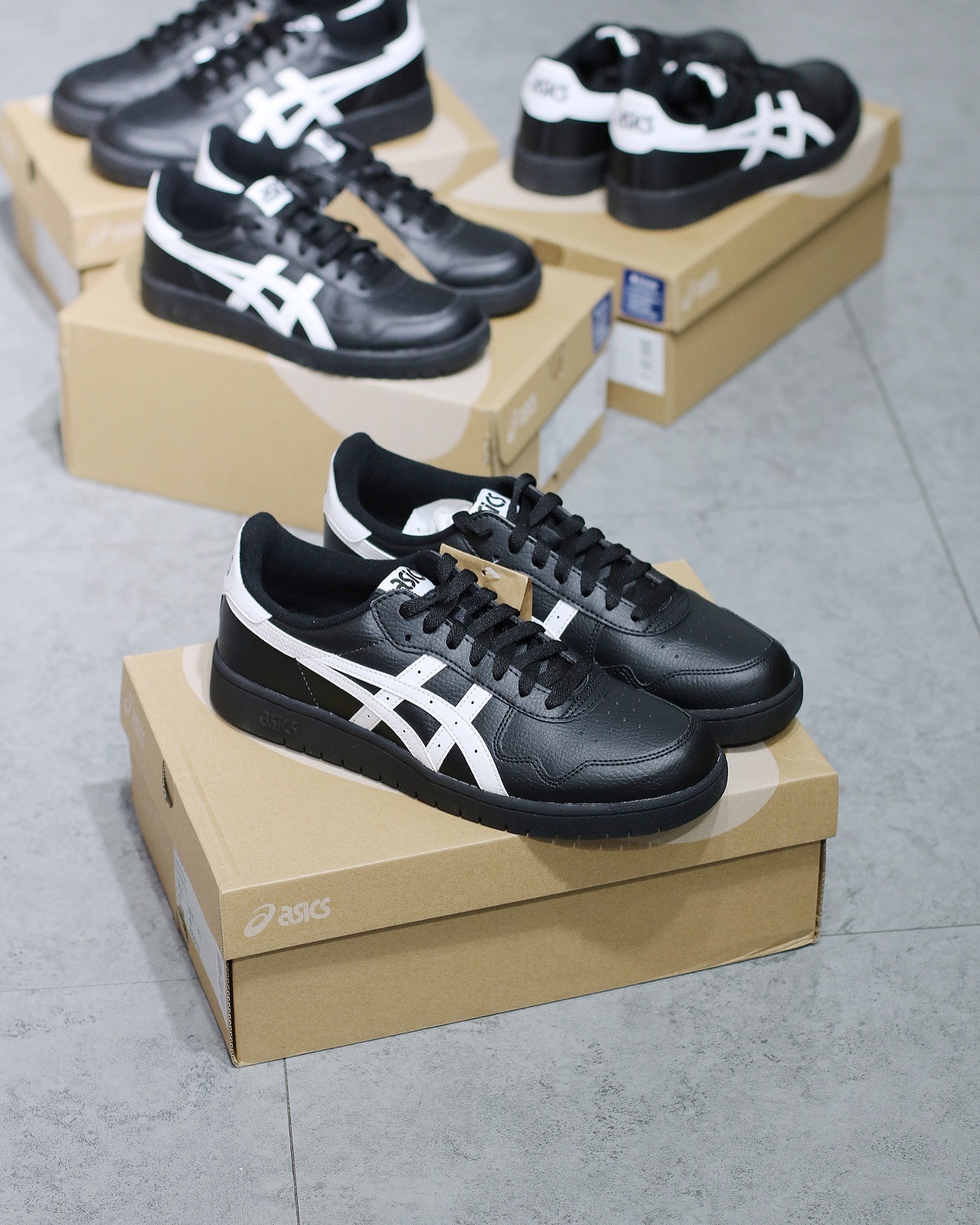 Asics Japan S Black White 黑白色