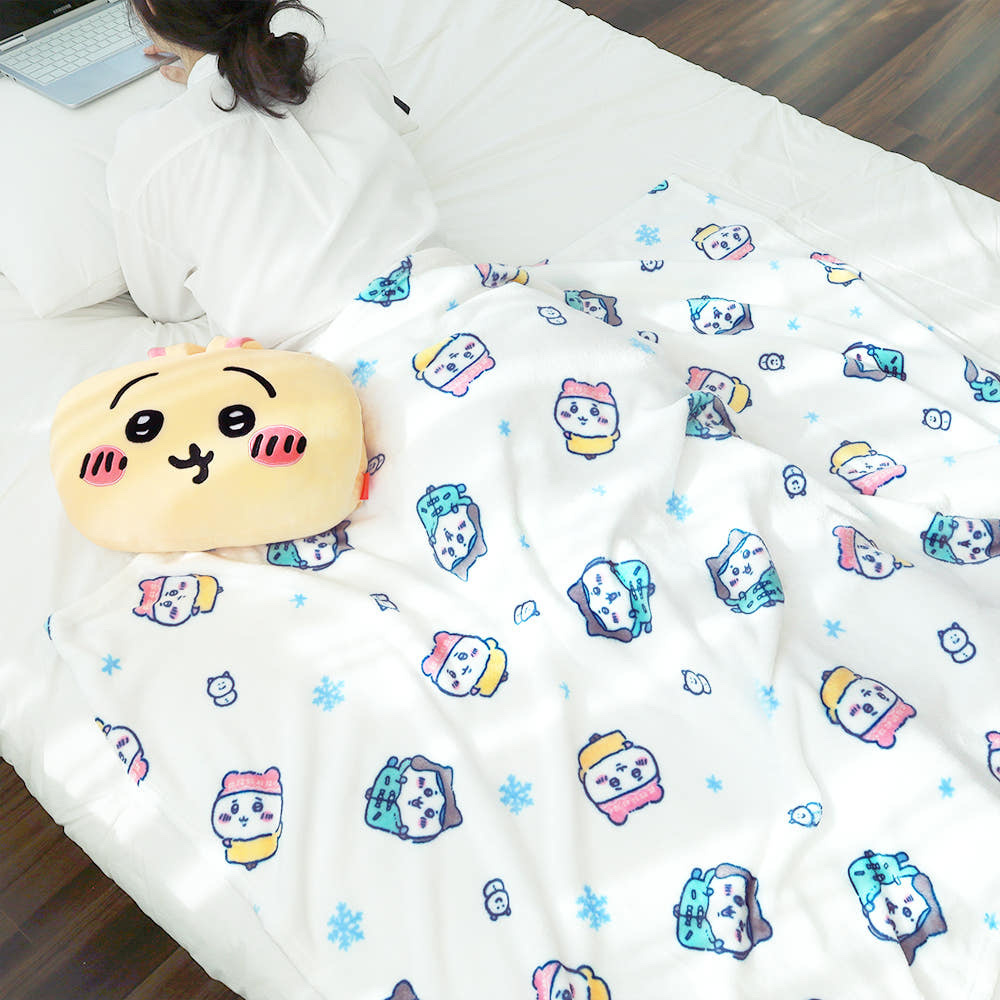 現貨｜韓國限定 Chiikawa Snow Blanket 白色毛毯 140 x 100
