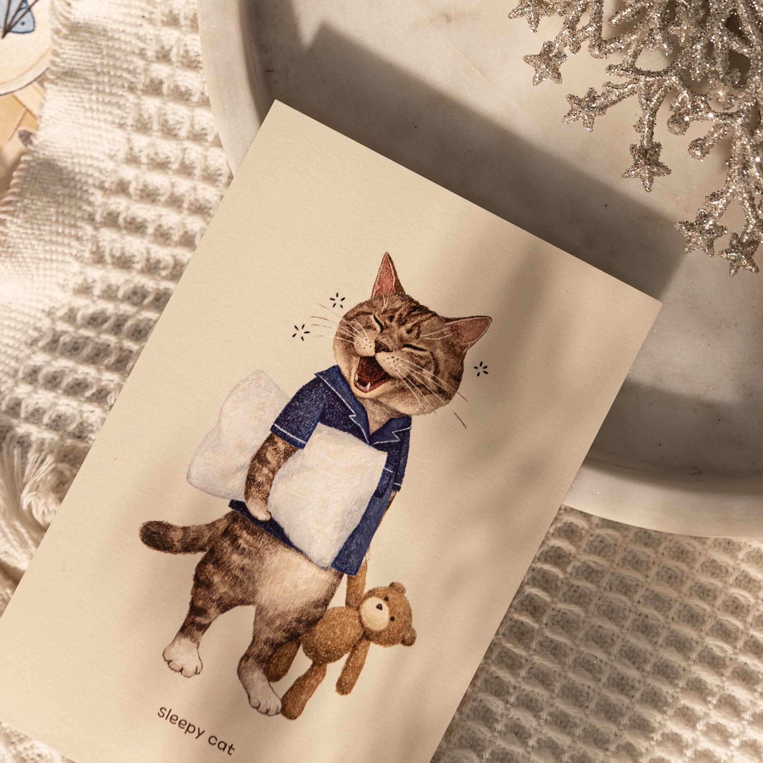 明信片┃我愛睏了