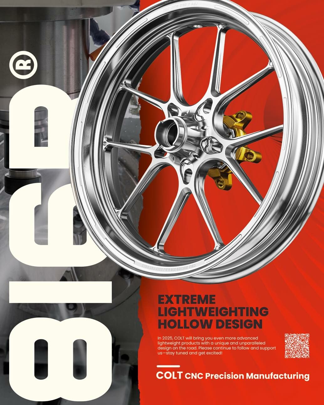 COLT X816R 鍛造輪框