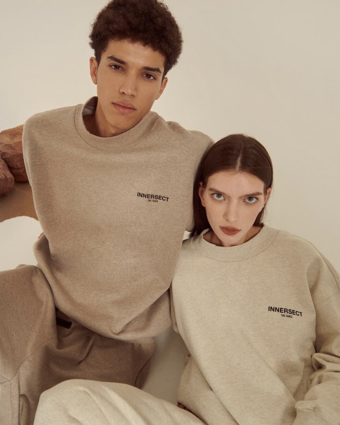 【現貨】EDC Innersect 三生萬物 24FW 基本款 Logo 小標 大學T 棉褲 套裝 兩色