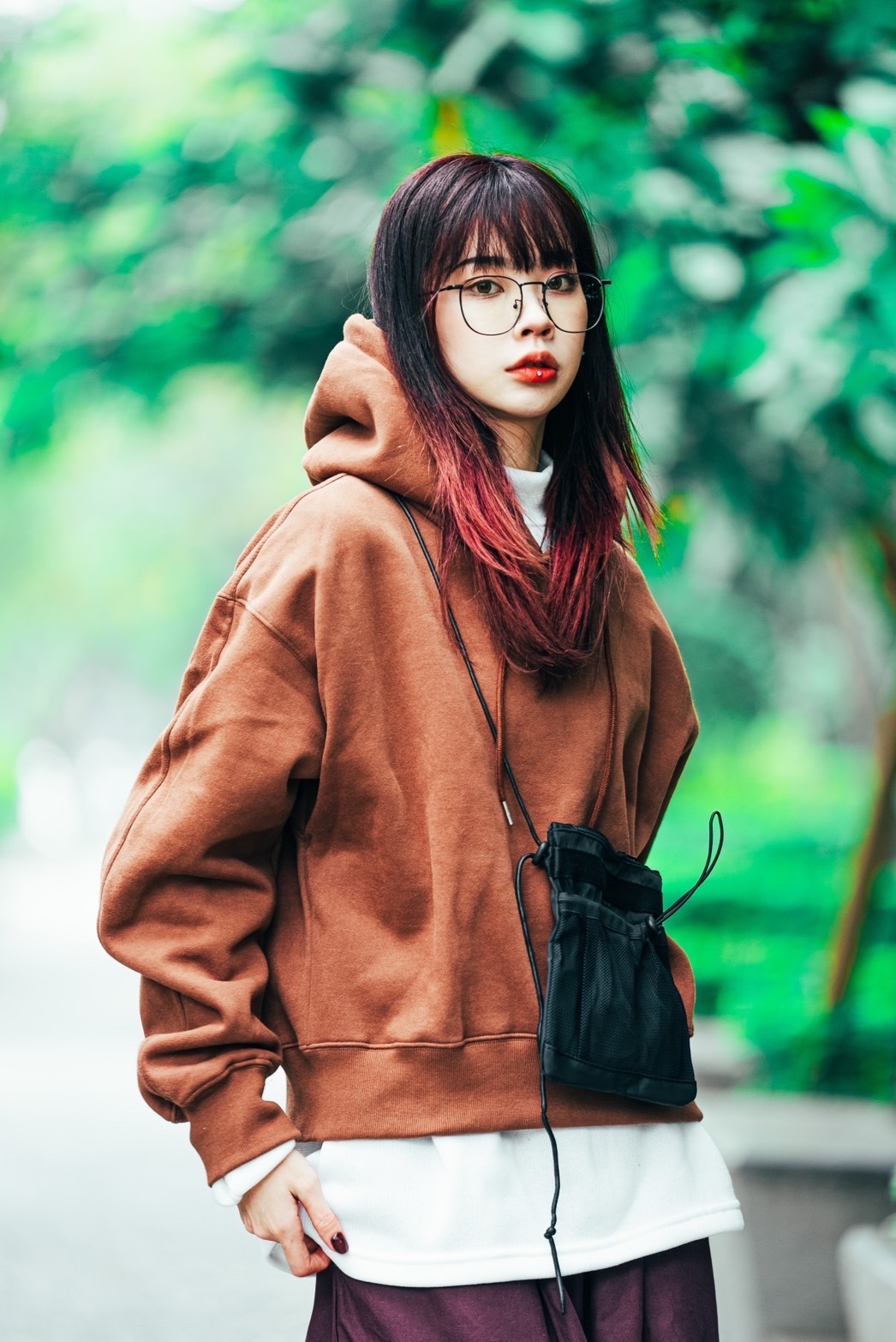 Raucohouse 機能 肩背包 斜肩背 側背包 小包 手機包