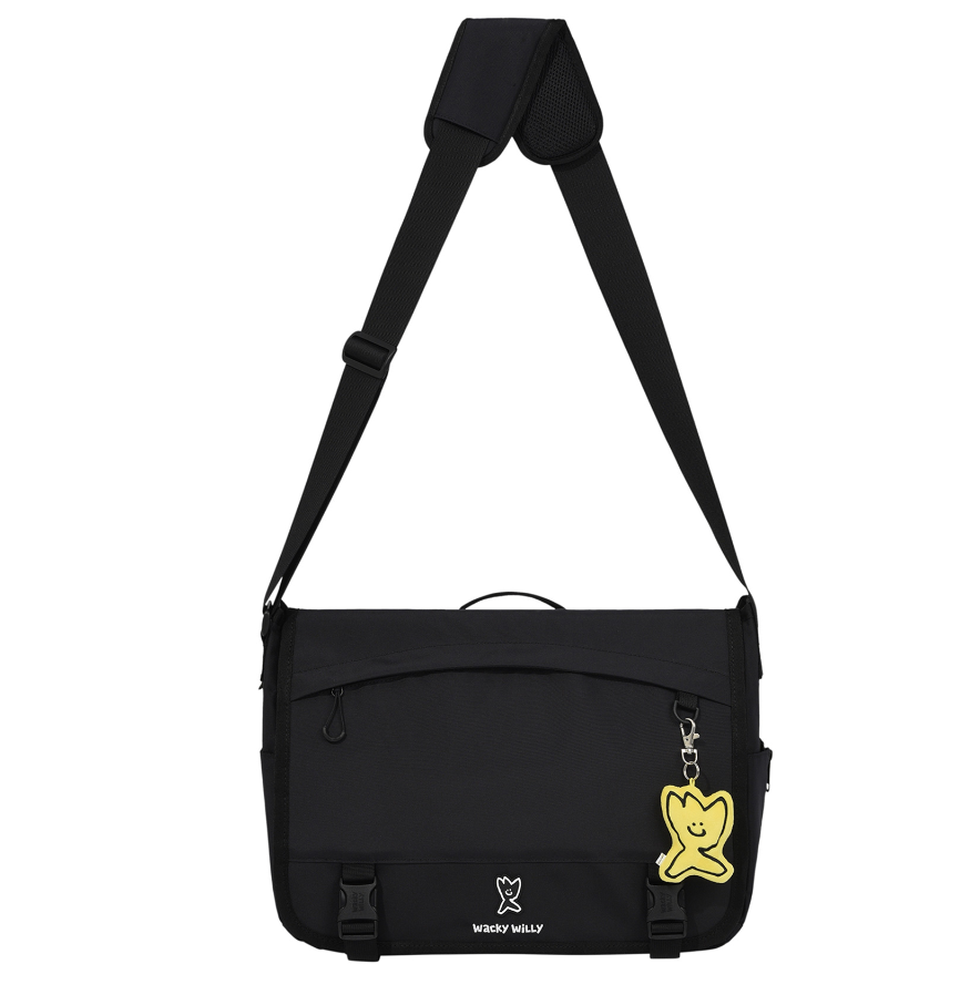 ショルダーバッグ WACKY WILLY Flight messenger bag MUSINSA公式 | WACKY WILLY Flight Messenger Bag Ivory