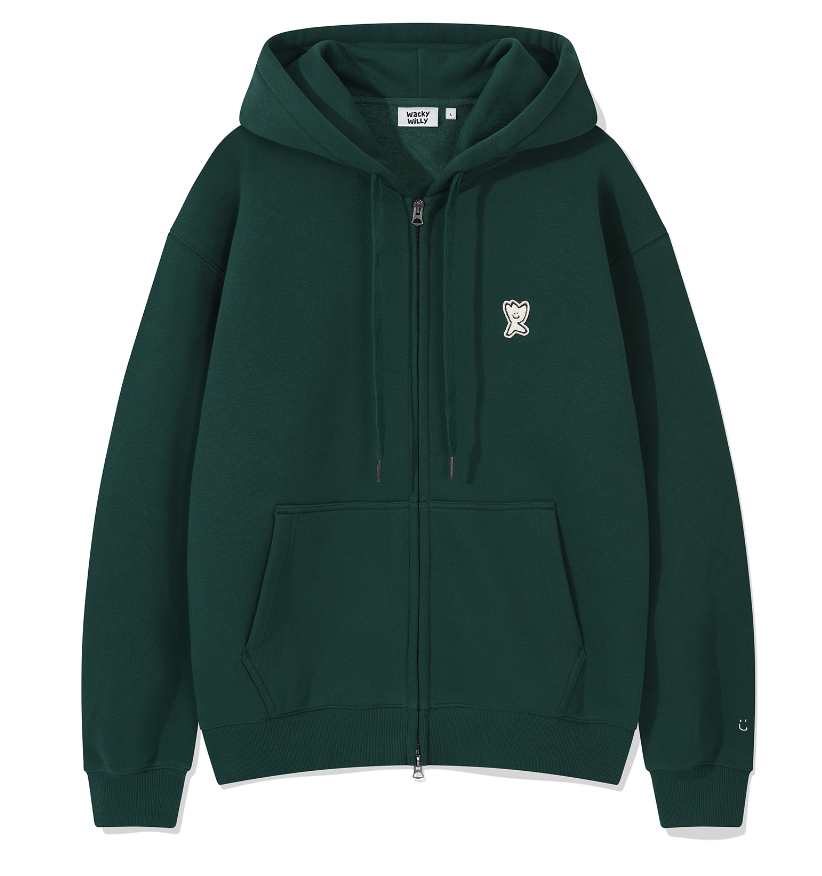 WACKY WILLY Signature Kiki Wappen Hoodie - Green